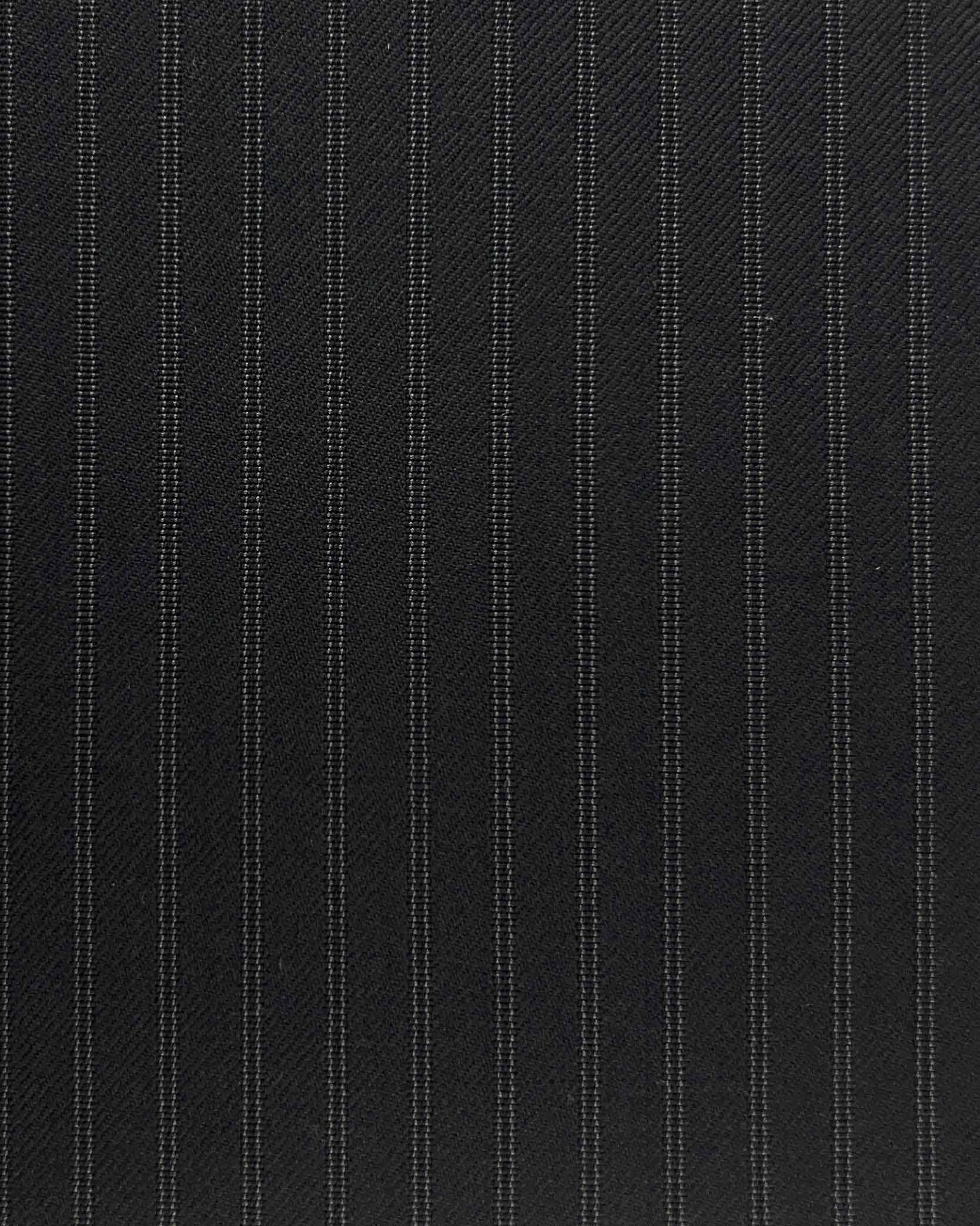 Westwood Hart Online Custom Hand Tailor Suits Sportcoats Trousers Waistcoats Overcoats Black Double Pinstripes Design