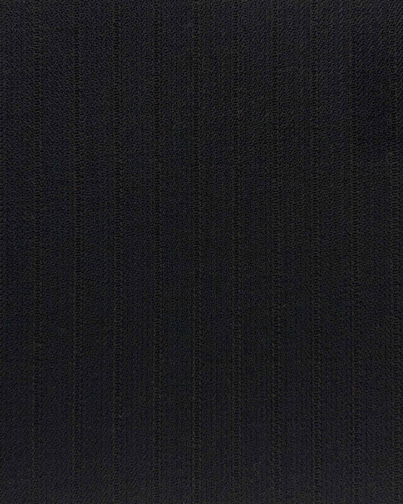 Westwood Hart Online Custom Hand Tailor Suits Sportcoats Trousers Waistcoats Overcoats Black With Fine Red Stripes Design