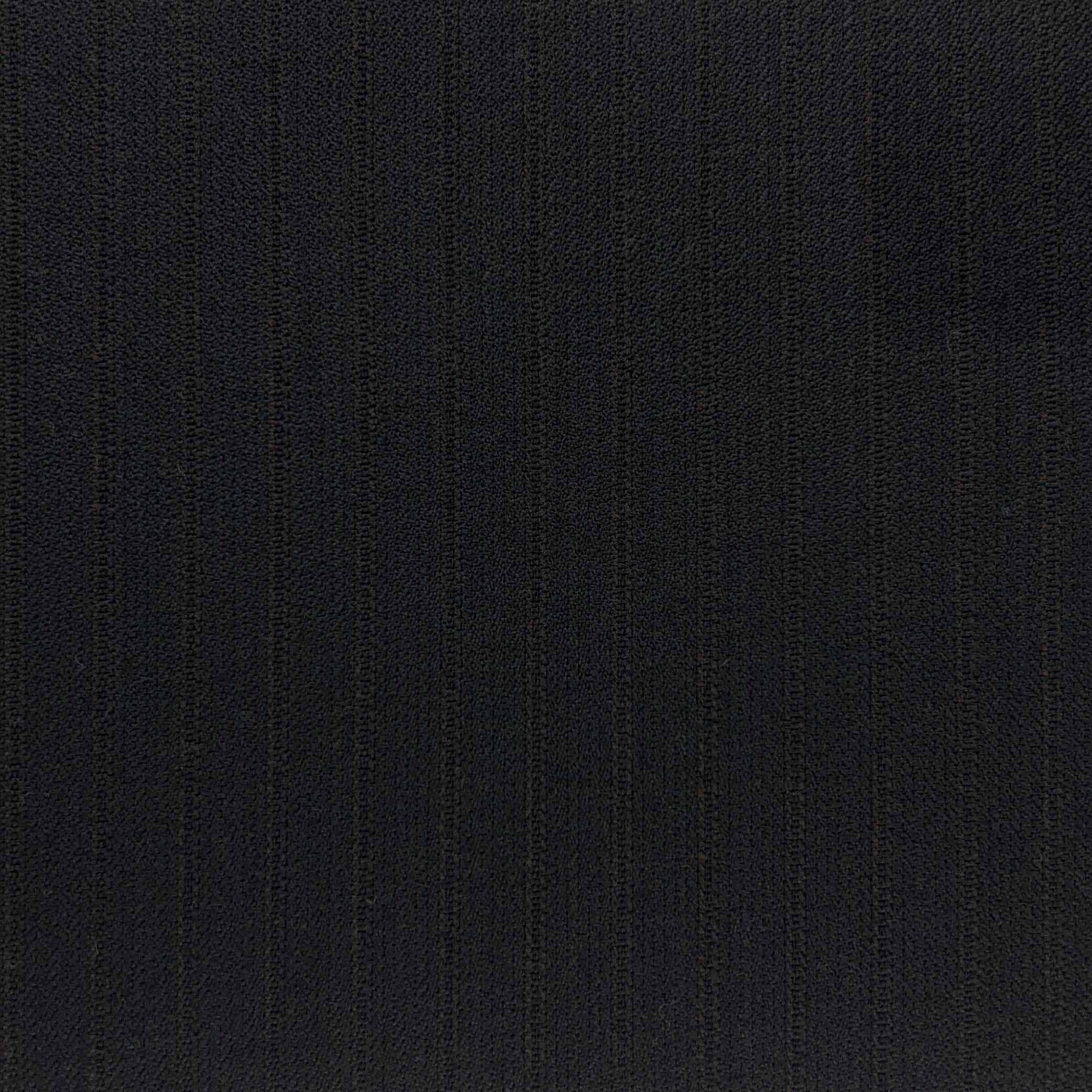 Westwood Hart Online Custom Hand Tailor Suits Sportcoats Trousers Waistcoats Overcoats Black With Fine Red Stripes Design