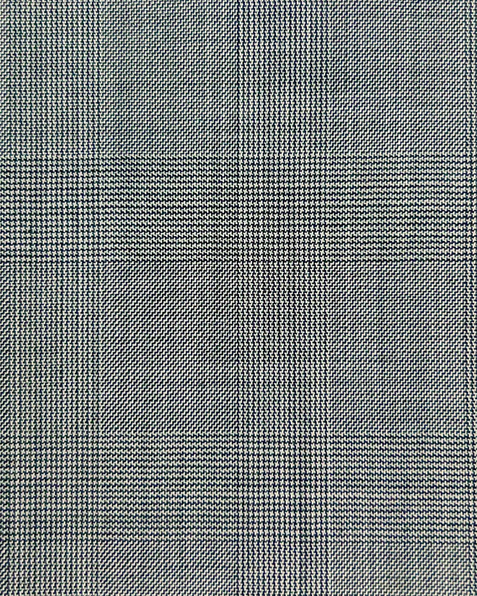 Westwood Hart Online Custom Hand Tailor Suits Sportcoats Trousers Waistcoats Overcoats Grey PRINCE OF WALES GLEN PLAID Design