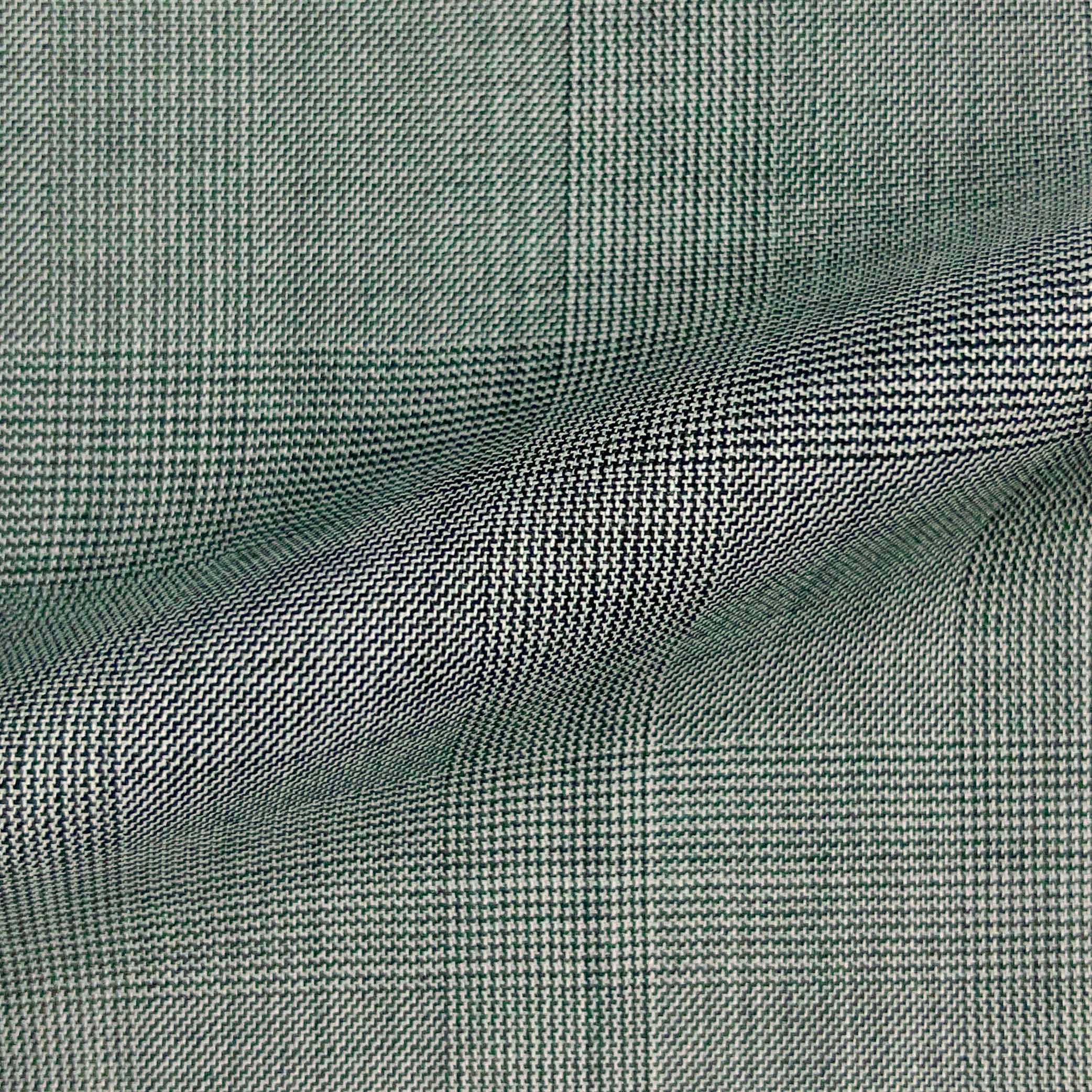 Westwood Hart Online Custom Hand Tailor Suits Sportcoats Trousers Waistcoats Overcoats Grey PRINCE OF WALES GLEN PLAID Design