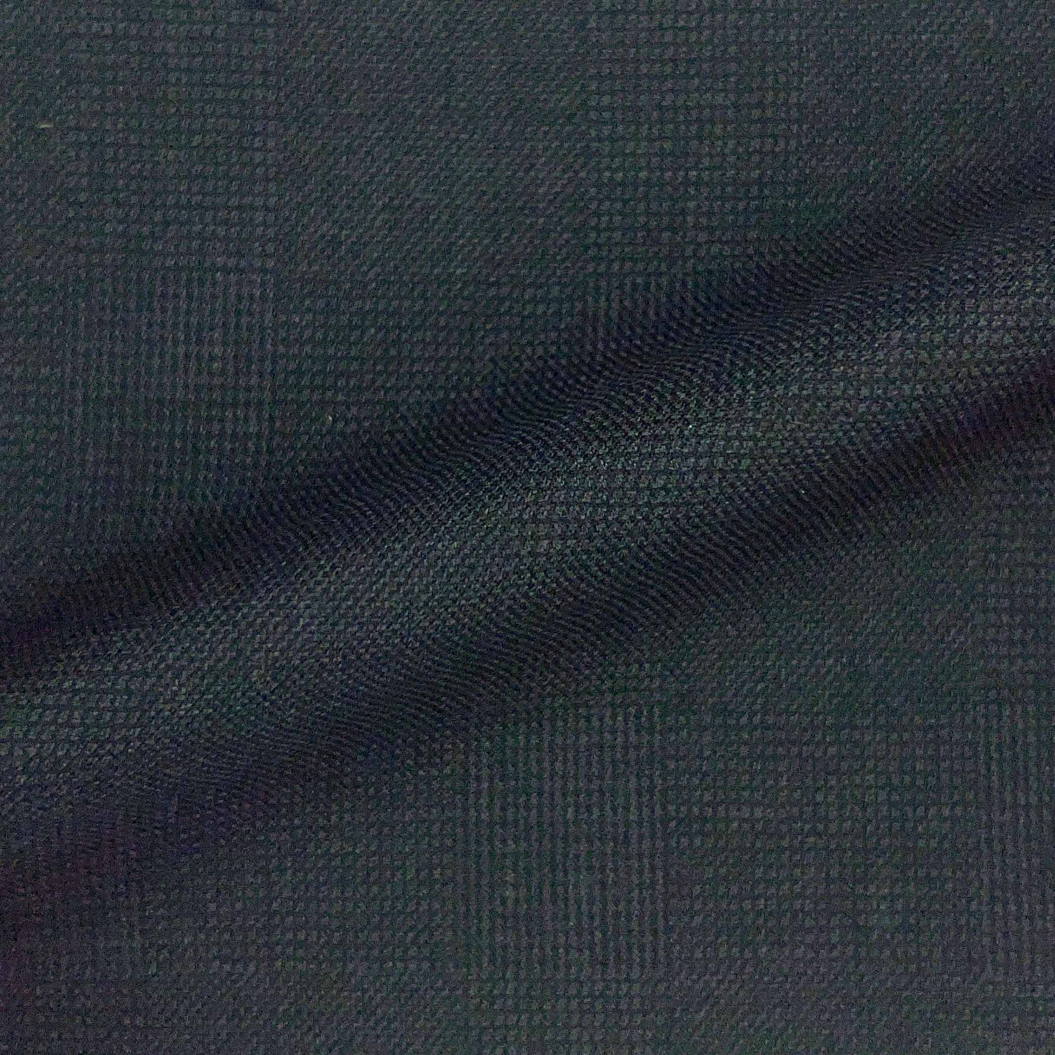 Westwood Hart Online Custom Hand Tailor Suits Sportcoats Trousers Waistcoats Overcoats Charcoal Grey Black PRINCE OF WALES GLEN PLAID Design