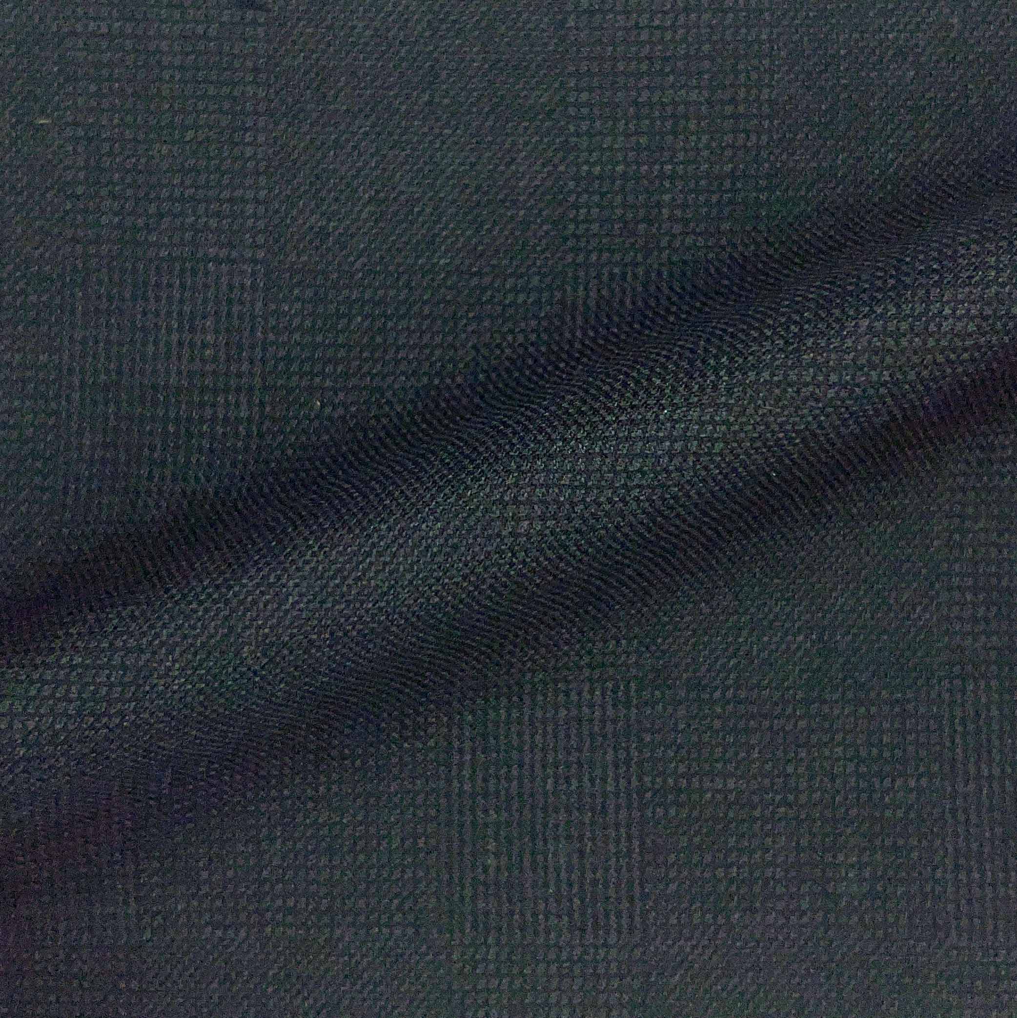 Westwood Hart Online Custom Hand Tailor Suits Sportcoats Trousers Waistcoats Overcoats Charcoal Grey Black PRINCE OF WALES GLEN PLAID Design