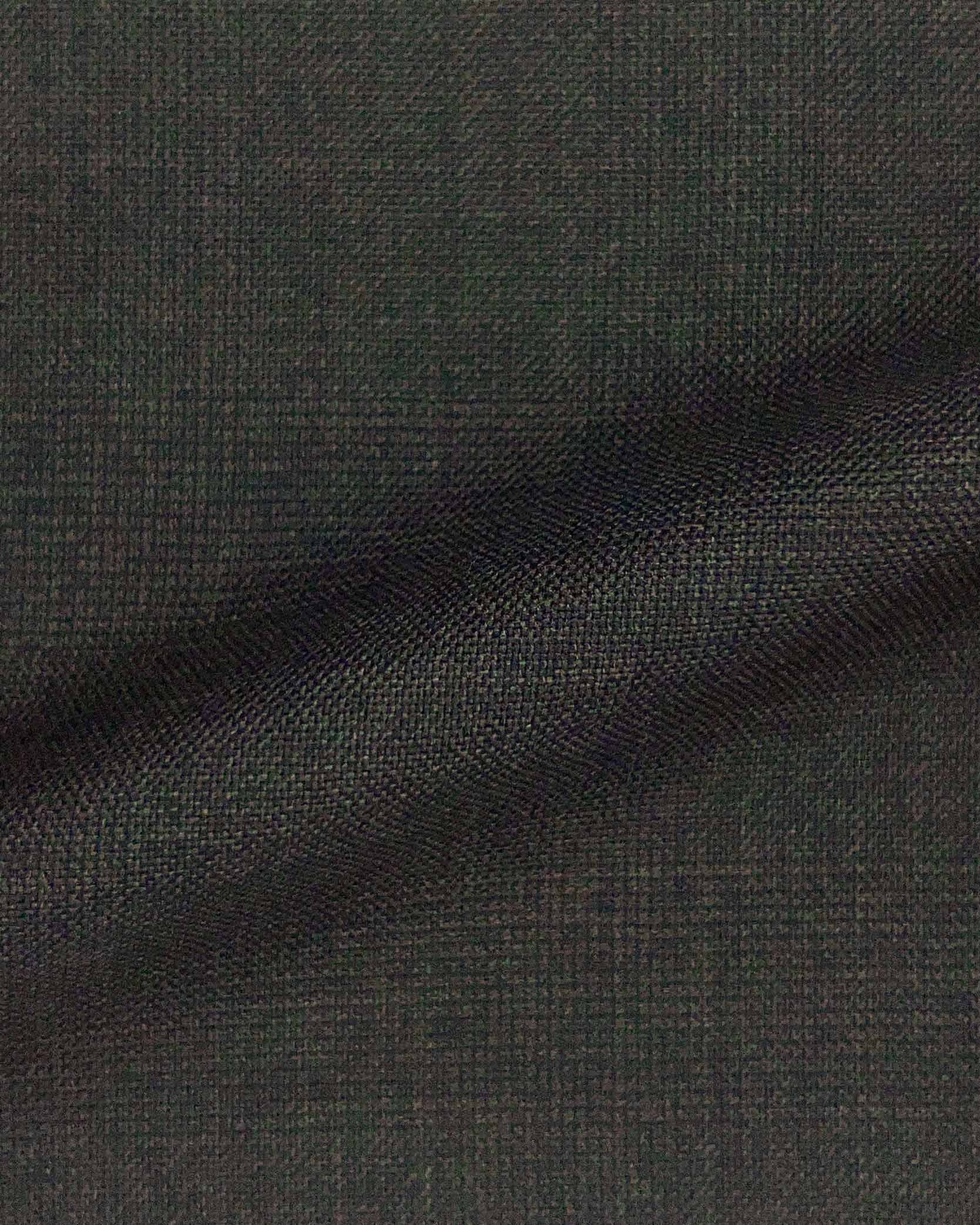 Westwood Hart Online Custom Hand Tailor Suits Sportcoats Trousers Waistcoats Overcoats Chocolate Brown PRINCE OF WALES GLEN PLAID Design