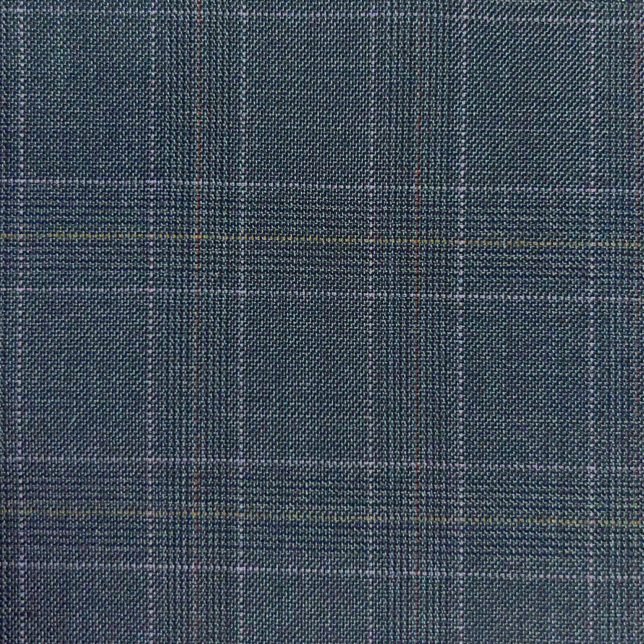 Westwood Hart Online Custom Hand Tailor Suits Sportcoats Trousers Waistcoats Overcoats Dark Grey Red Lavender Windowpane Design