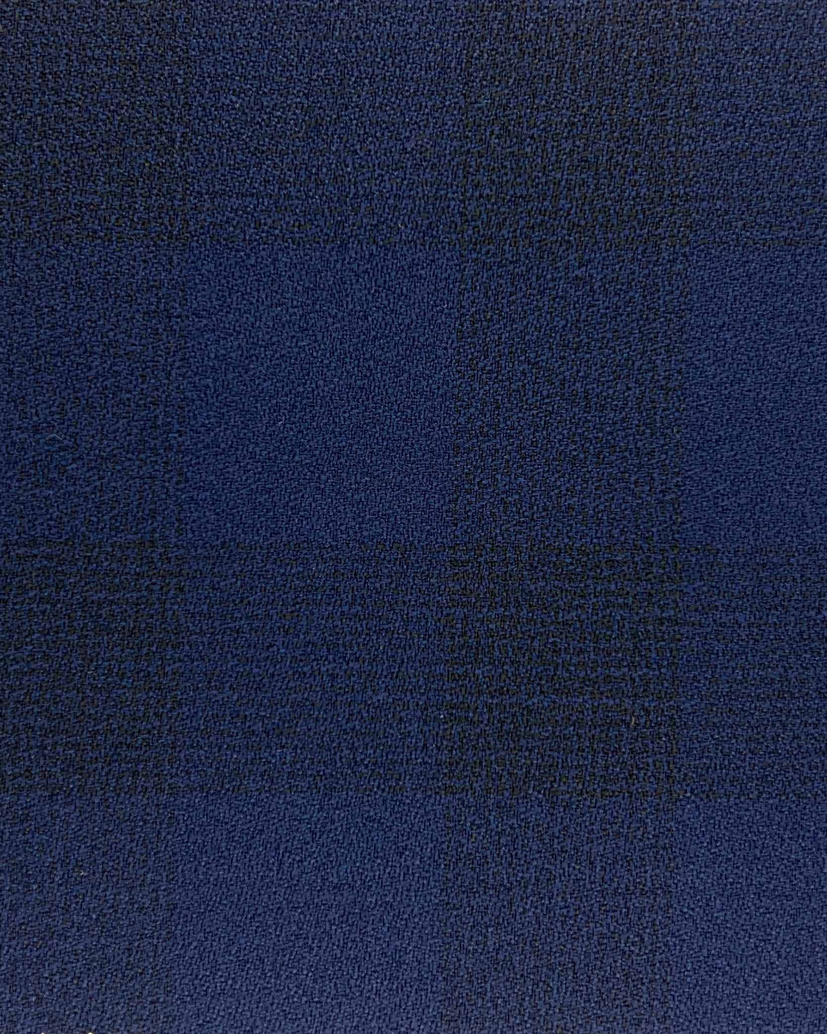 Westwood Hart Online Custom Hand Tailor Suits Sportcoats Trousers Waistcoats Overcoats Navy With Black Plaid Crepe Finish