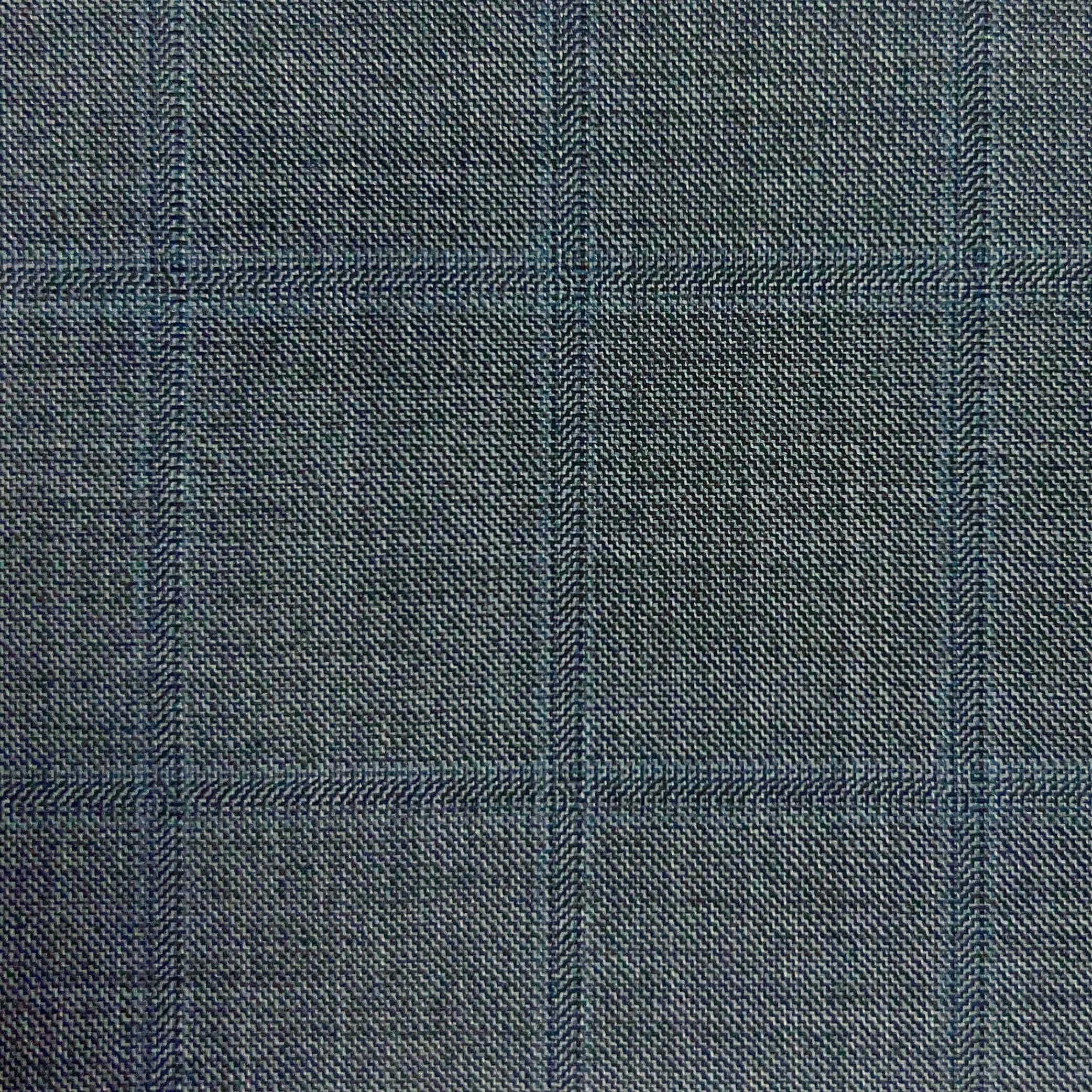 Westwood Hart Online Custom Hand Tailor Suits Sportcoats Trousers Waistcoats Overcoats Dark Grey Windowpane Design