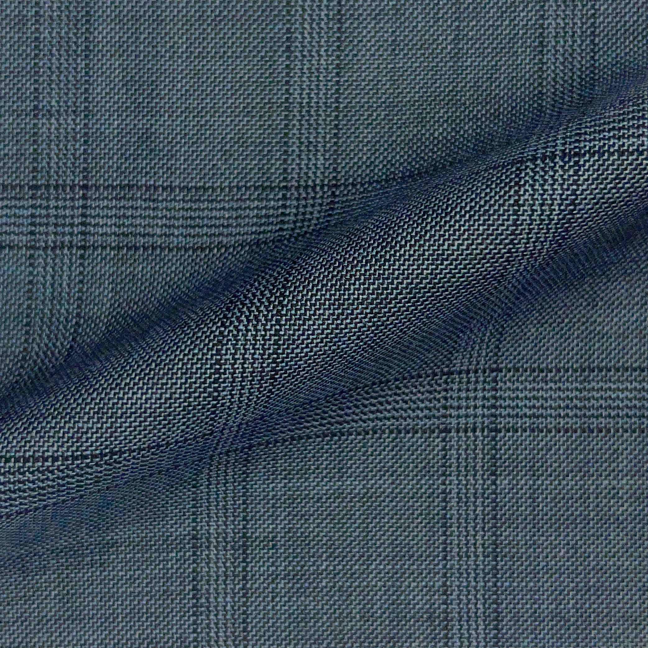 Westwood Hart Online Custom Hand Tailor Suits Sportcoats Trousers Waistcoats Overcoats Medium Grey Windowpane Design