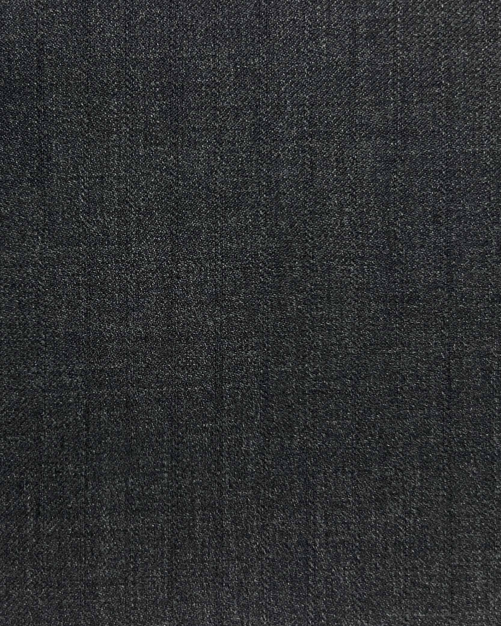 Westwood Hart Online Custom Hand Tailor Suits Sportcoats Trousers Waistcoats Overcoats Medium Grey Self Stripes Design