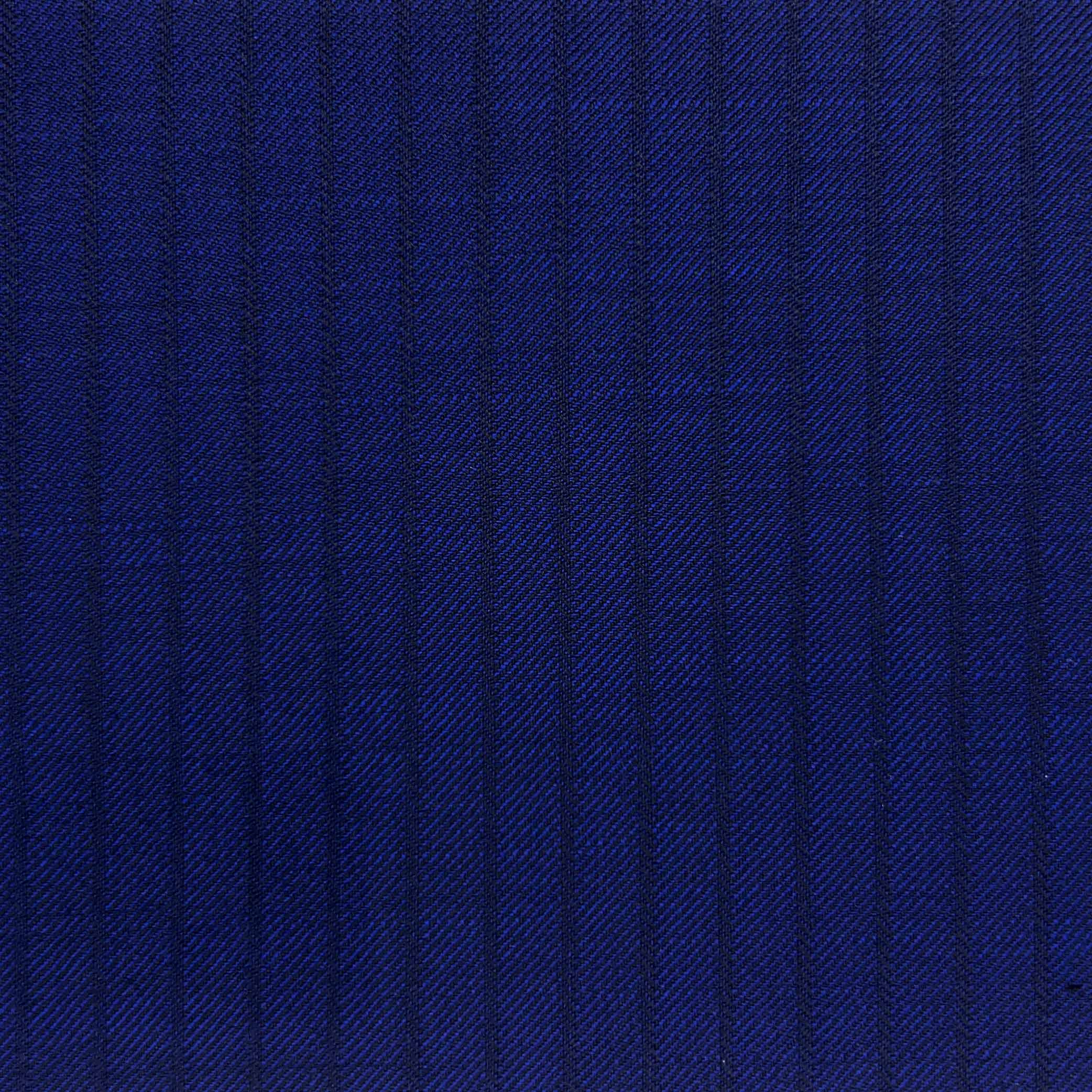 Westwood Hart Online Custom Hand Tailor Suits Sportcoats Trousers Waistcoats Overcoats Royal Blue Self Stripes Design