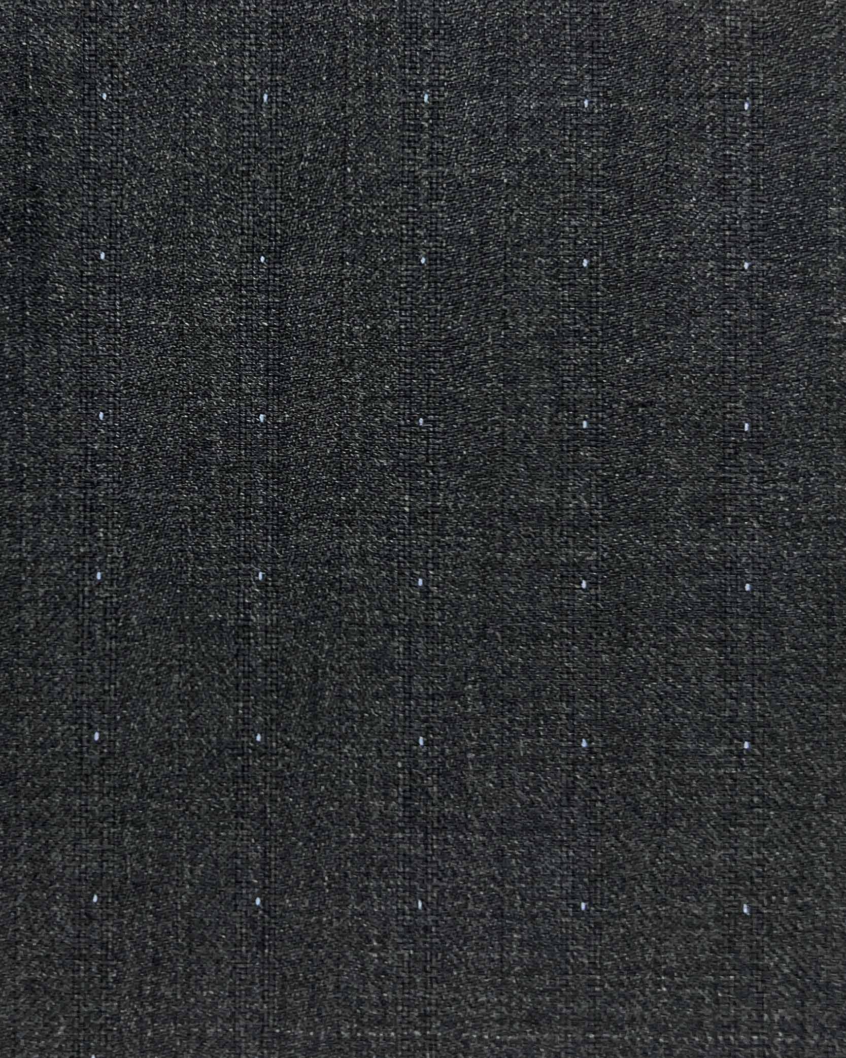Westwood Hart Online Custom Hand Tailor Suits Sportcoats Trousers Waistcoats Overcoats Grey With Fancy Dot Stripes Design