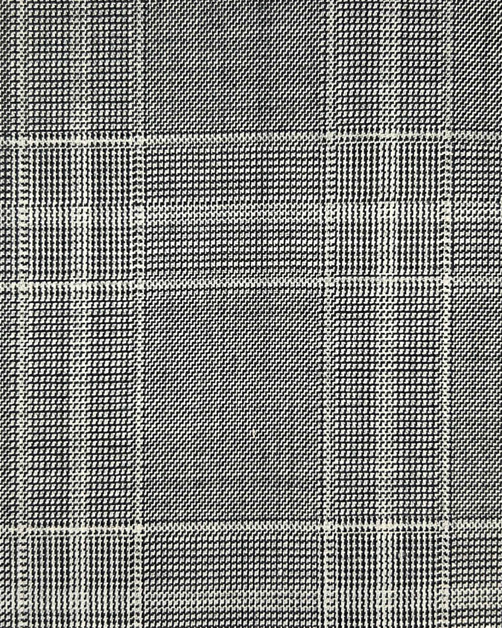 Westwood Hart Online Custom Hand Tailor Suits Sportcoats Trousers Waistcoats Overcoats Grey Self Plaid
