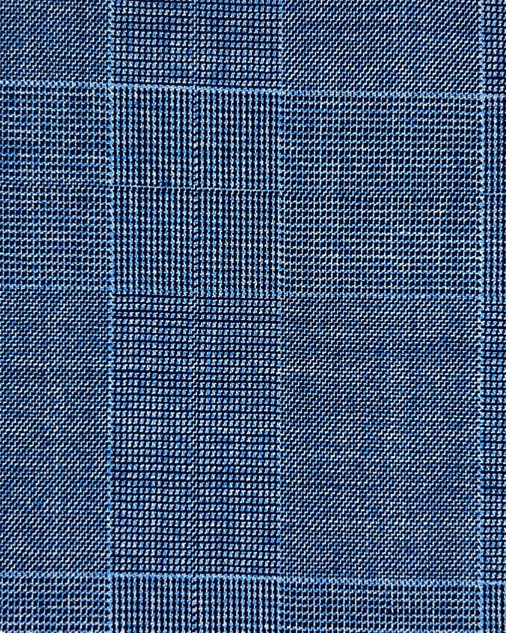 Westwood Hart Online Custom Hand Tailor Suits Sportcoats Trousers Waistcoats Overcoats Powder Blue Self Plaid