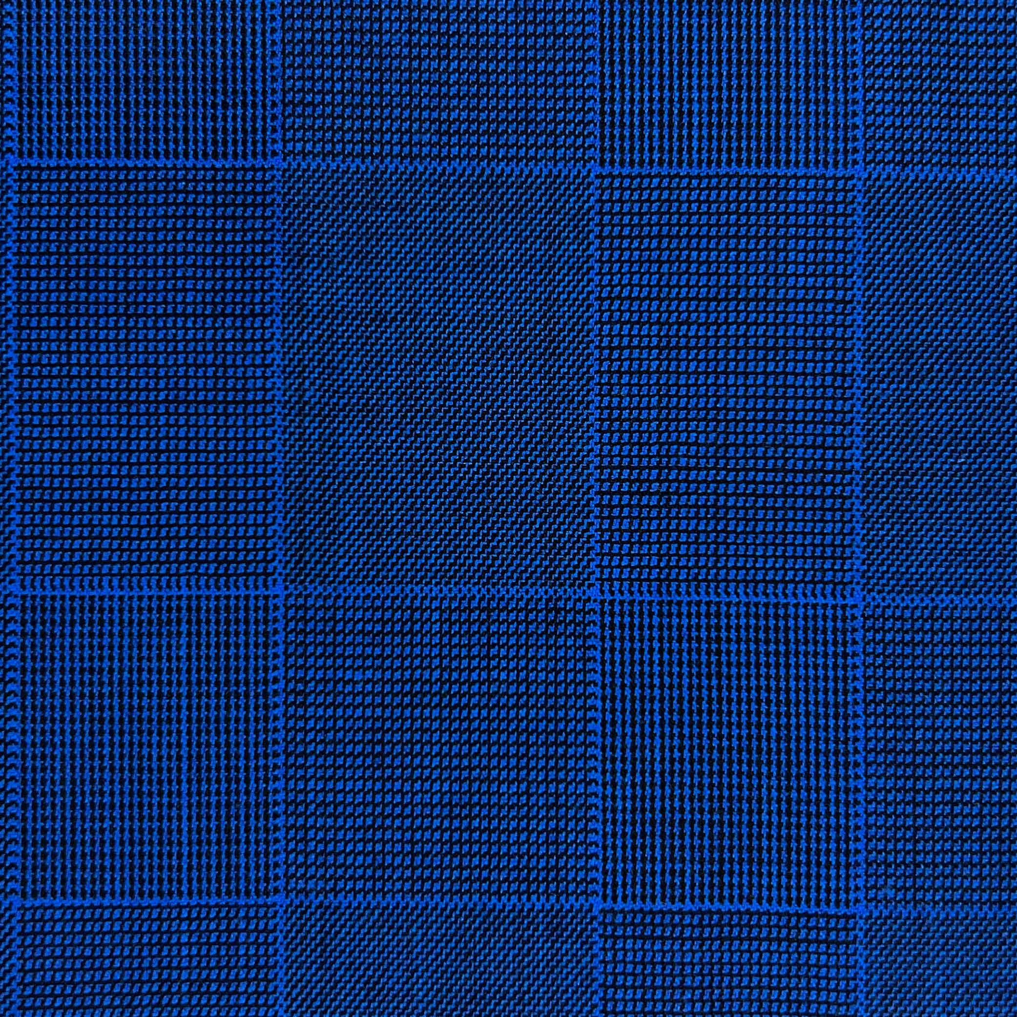 Westwood Hart Online Custom Hand Tailor Suits Sportcoats Trousers Waistcoats Overcoats Royal Blue Self Plaid