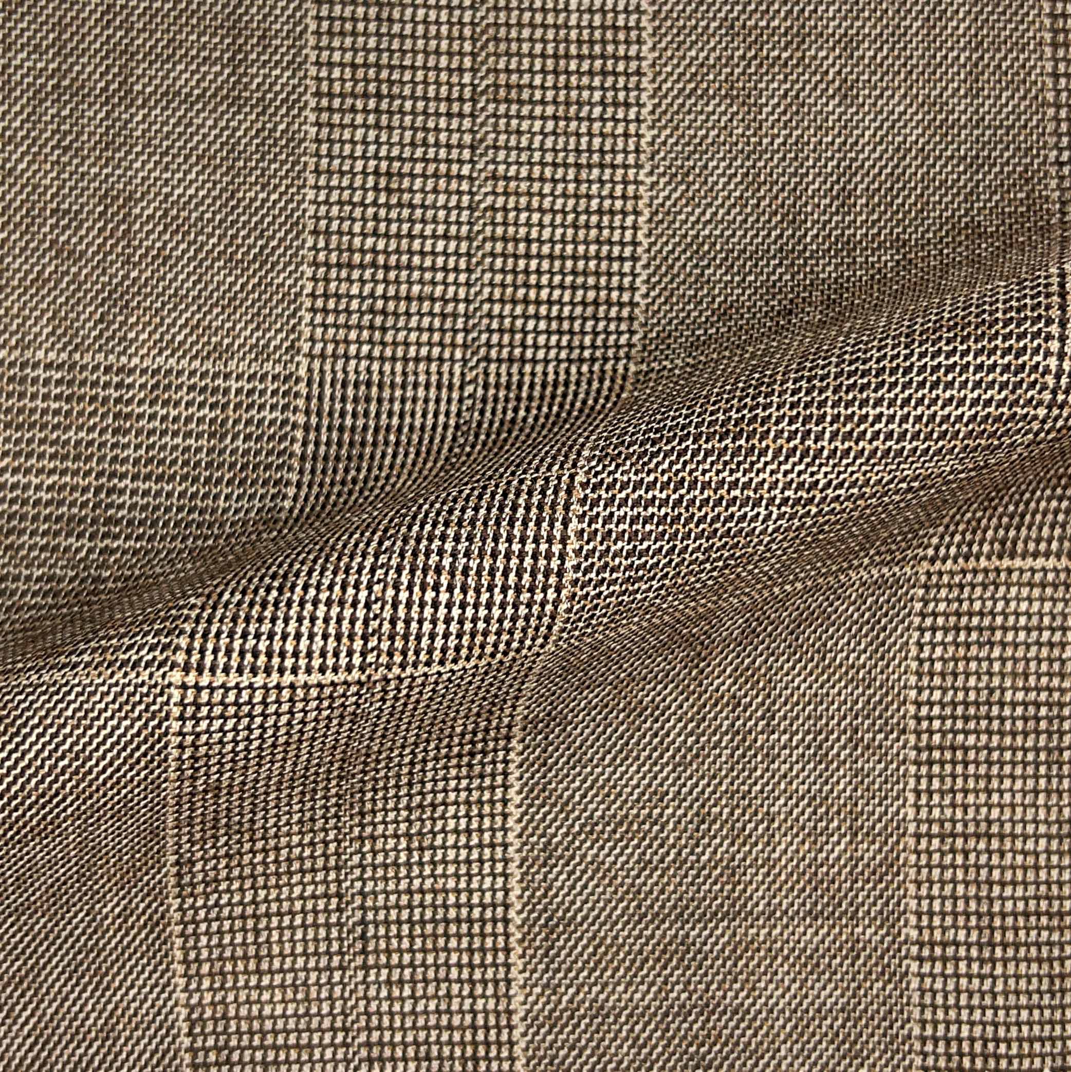 Westwood Hart Online Custom Hand Tailor Suits Sportcoats Trousers Waistcoats Overcoats Oat Brown Self Plaid