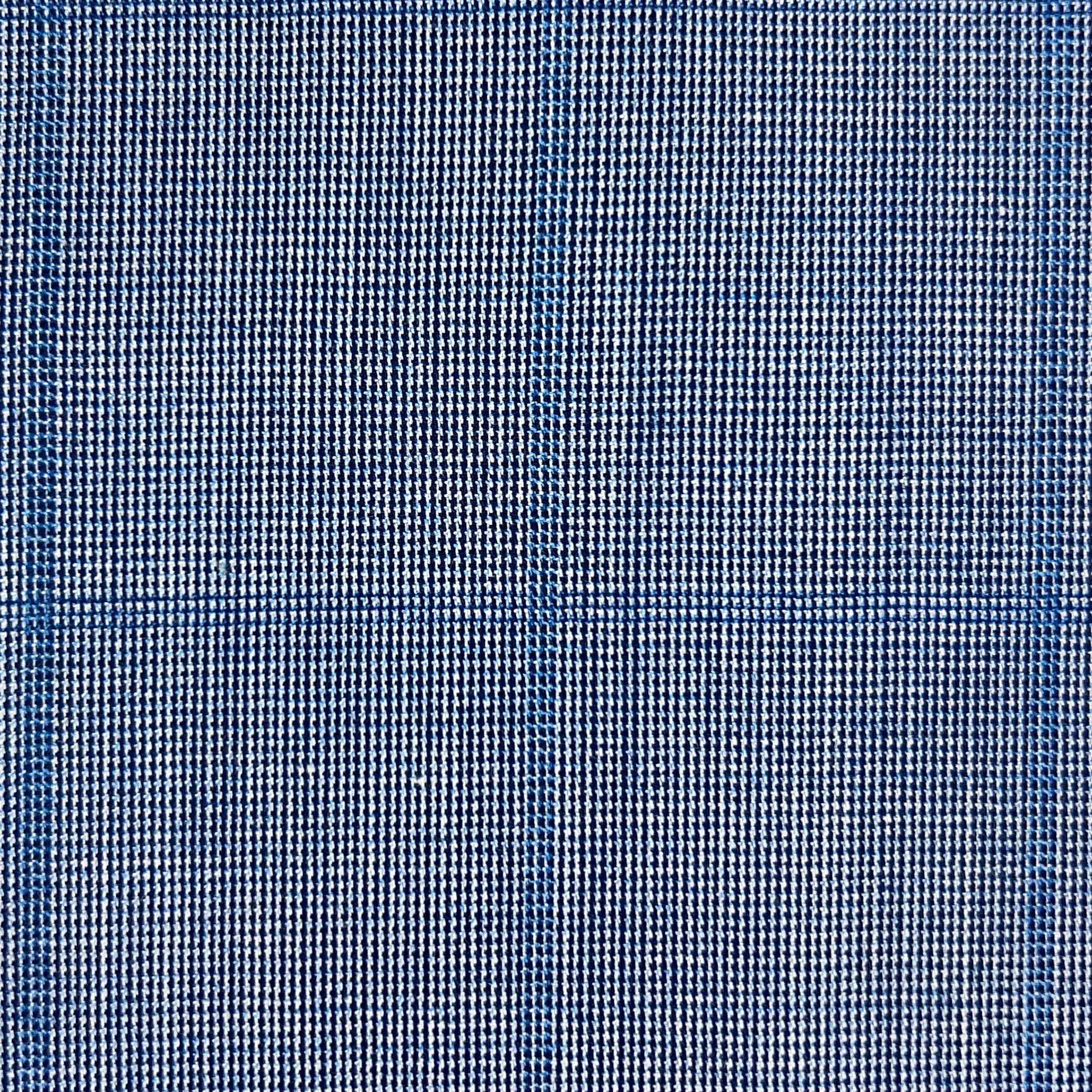 Westwood Hart Online Custom Hand Tailor Suits Sportcoats Trousers Waistcoats Overcoats Powder Blue With Fine Large Windowpane