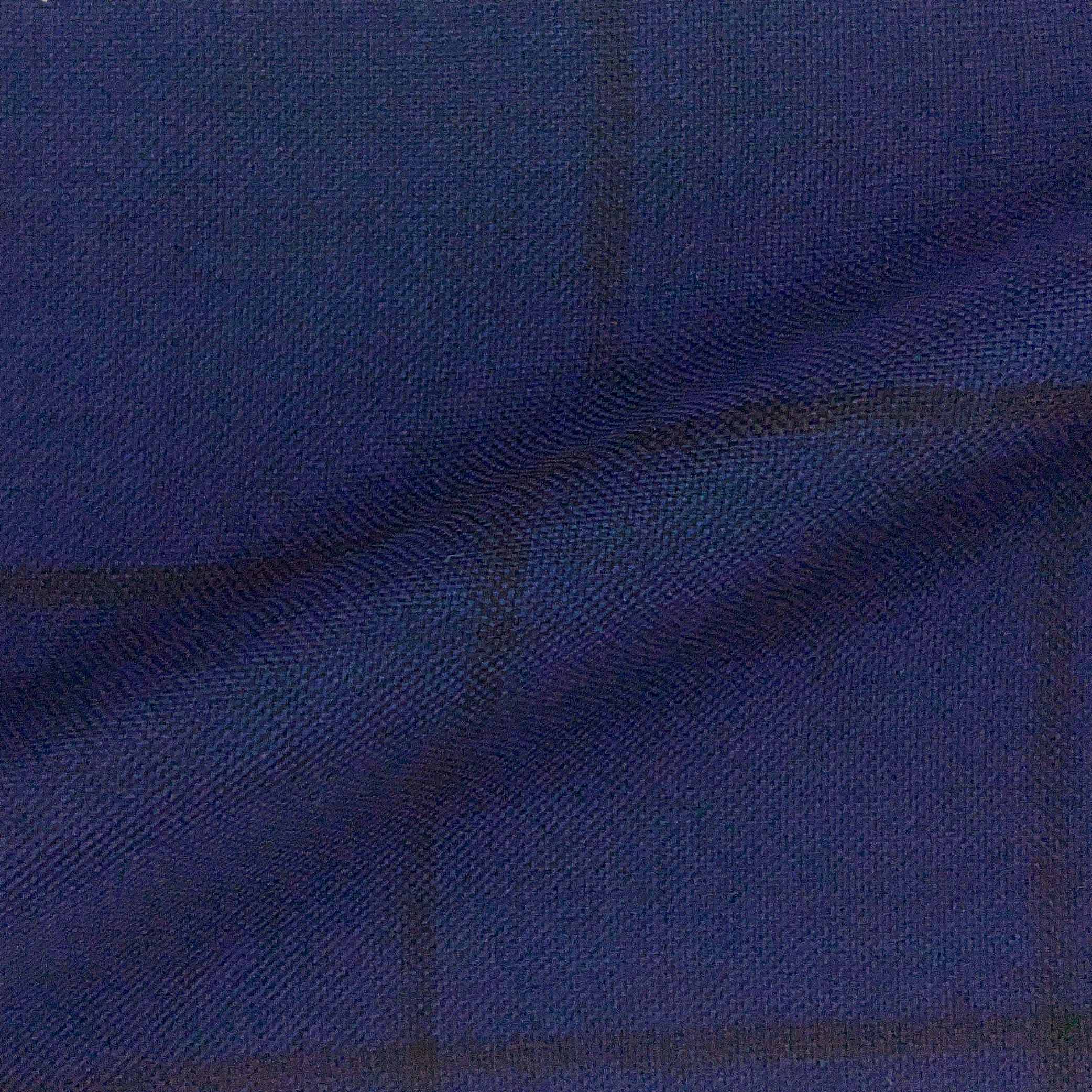 Westwood Hart Online Custom Hand Tailor Suits Sportcoats Trousers Waistcoats Overcoats Navy Blue With Black Windowpane Design