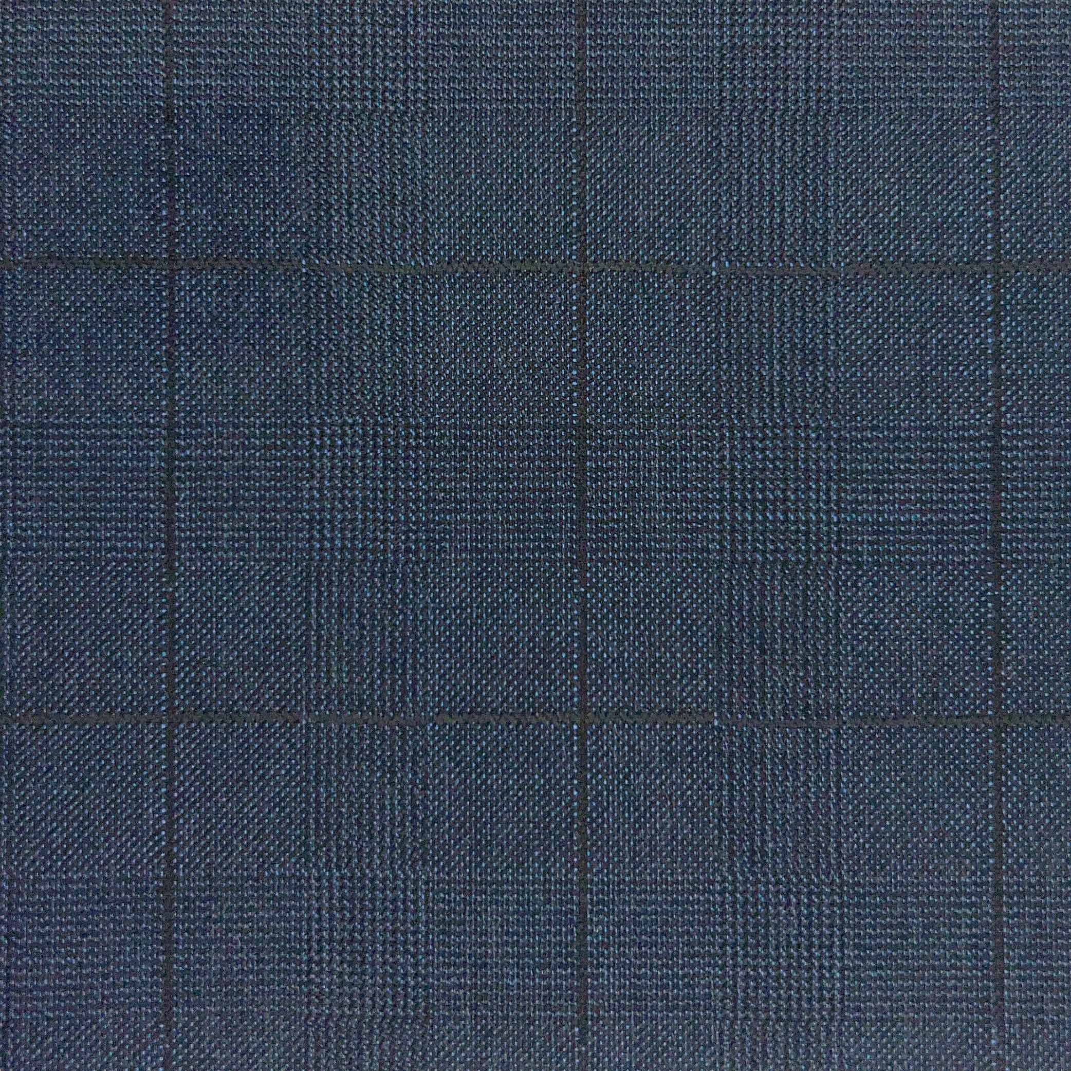 Westwood Hart Online Custom Hand Tailor Suits Sportcoats Trousers Waistcoats Overcoats Steel Grey Black WINDOWPANE PRINCE OF WALES GLEN PLAID Design