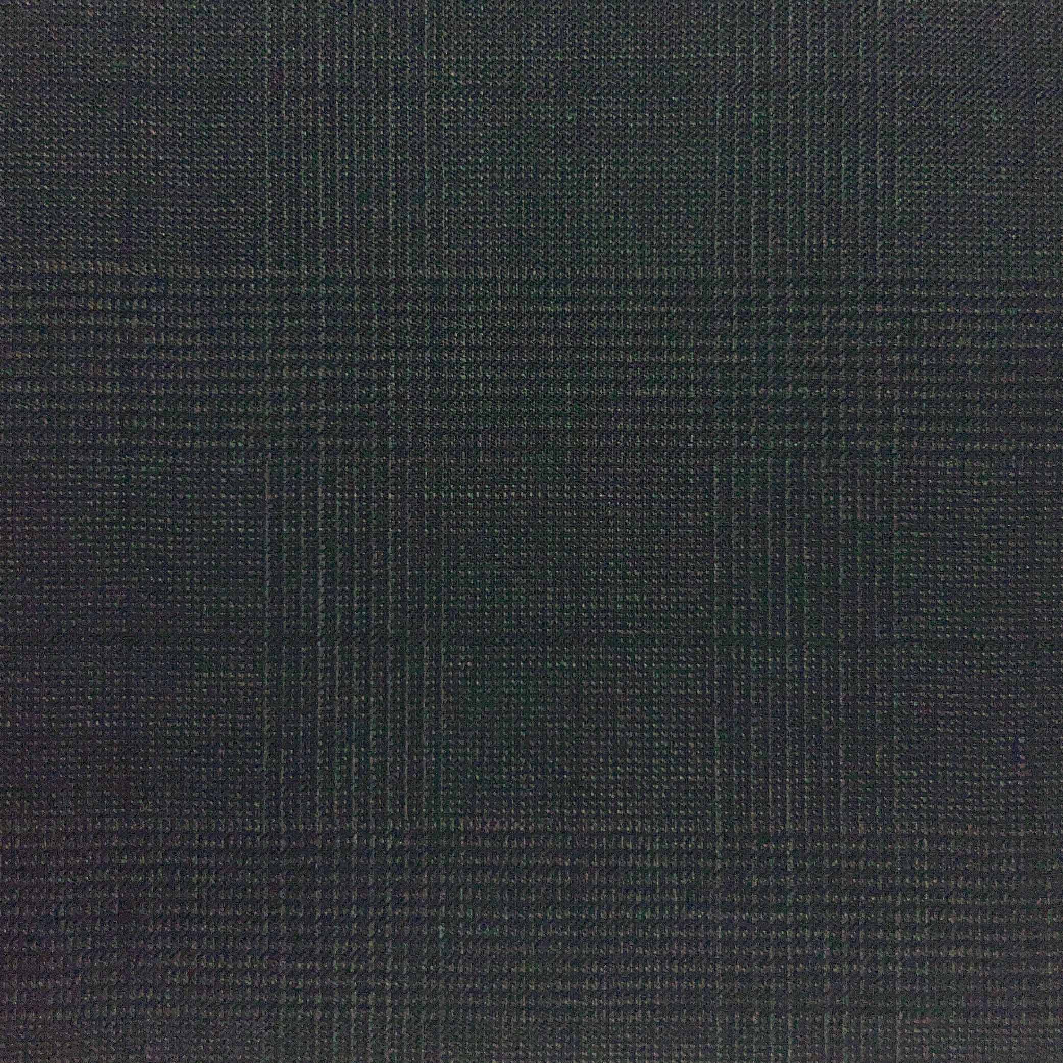 Westwood Hart Online Custom Hand Tailor Suits Sportcoats Trousers Waistcoats Overcoats Dark Brown Black WINDOWPANE PRINCE OF WALES GLEN PLAID Design