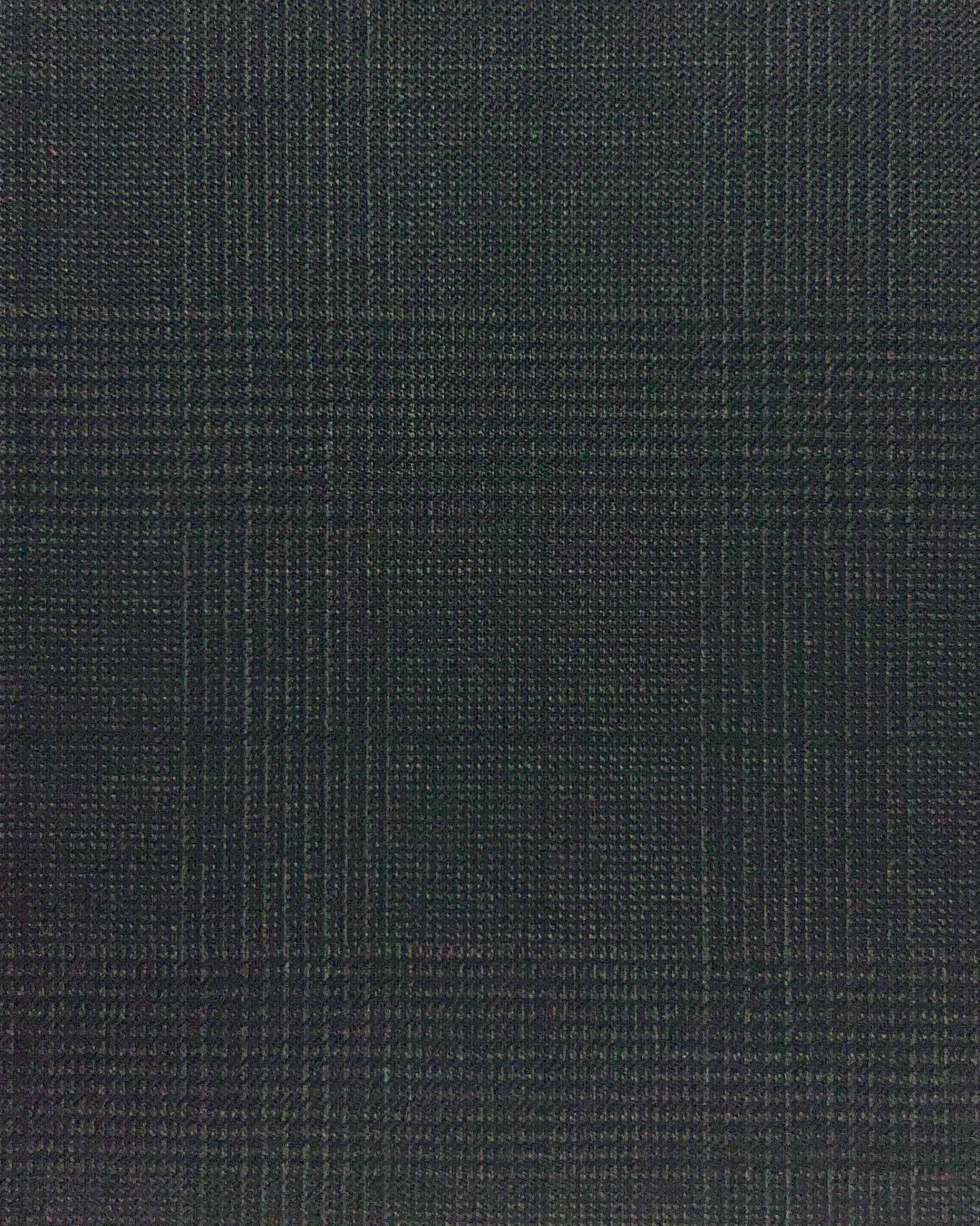 Westwood Hart Online Custom Hand Tailor Suits Sportcoats Trousers Waistcoats Overcoats Dark Brown Black WINDOWPANE PRINCE OF WALES GLEN PLAID Design