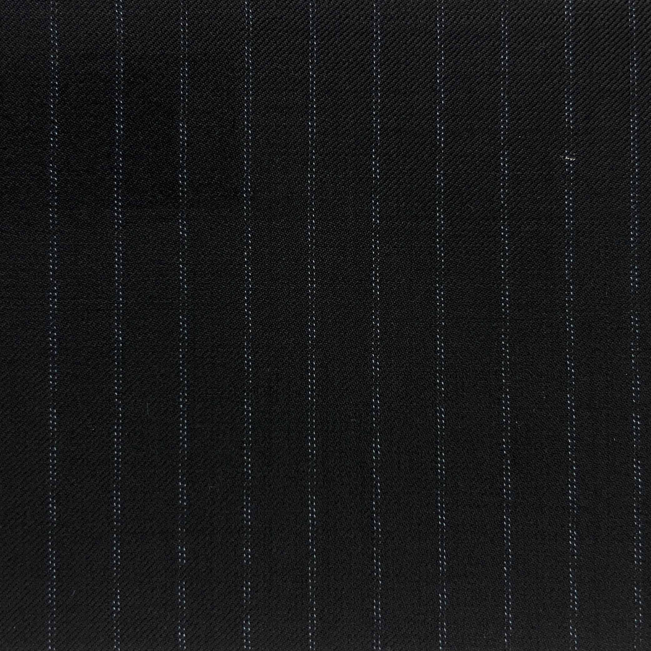 Westwood Hart Online Custom Hand Tailor Suits Sportcoats Trousers Waistcoats Overcoats Black Double Pinstripes Design