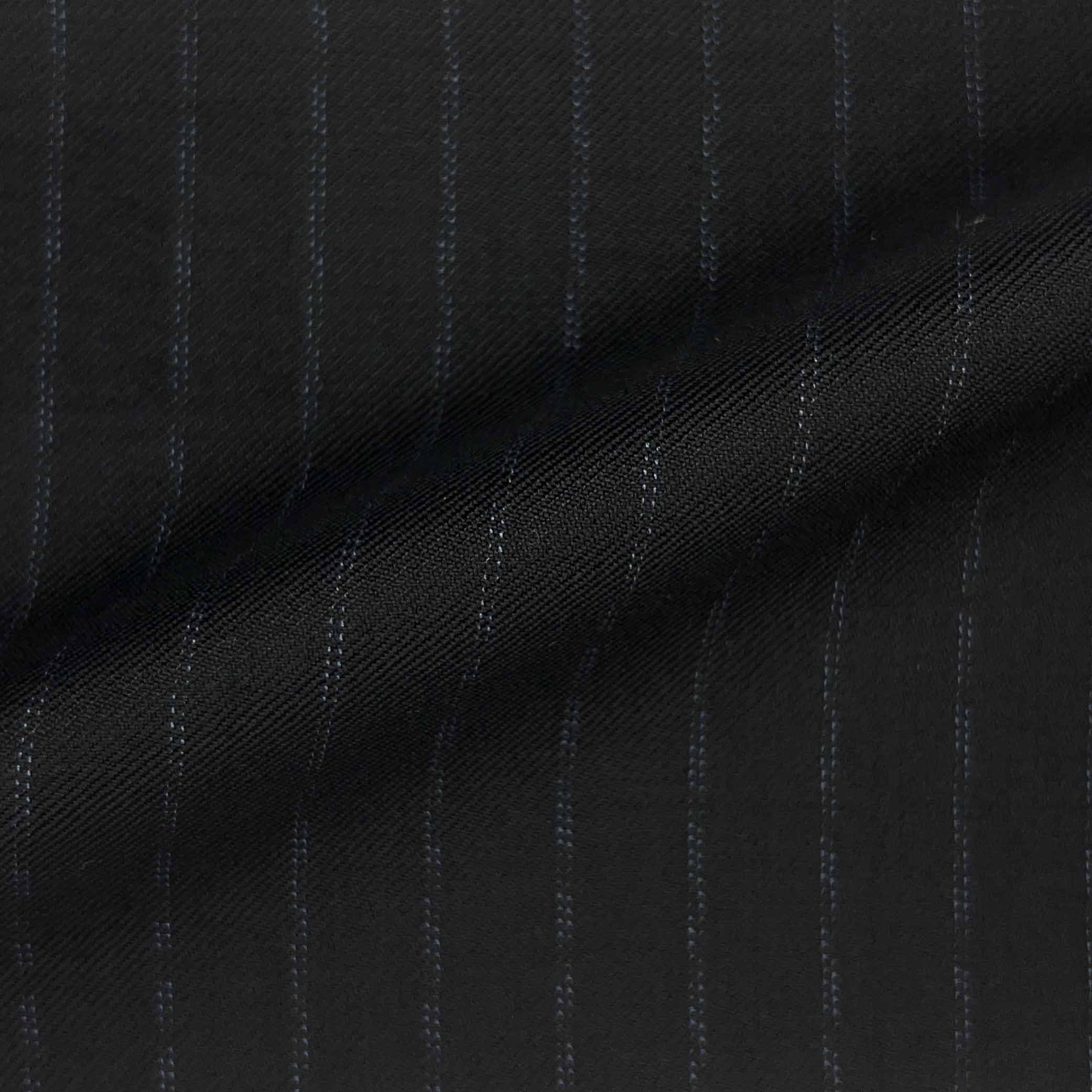 Westwood Hart Online Custom Hand Tailor Suits Sportcoats Trousers Waistcoats Overcoats Black Double Pinstripes Design