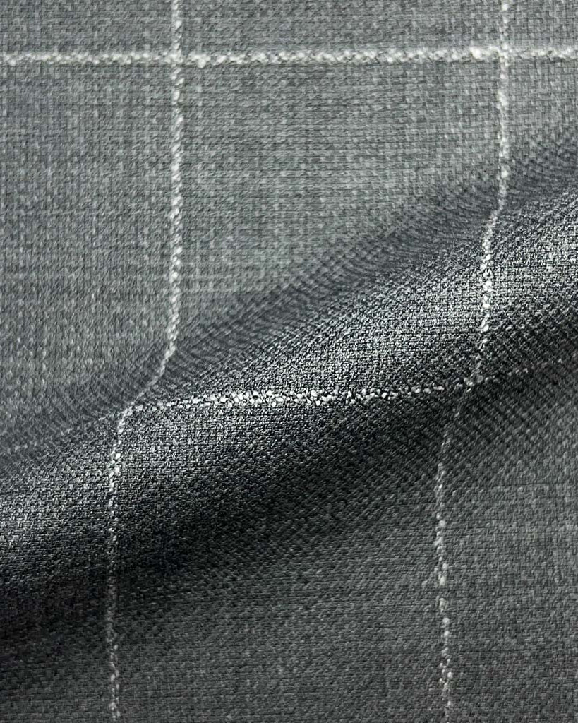 Westwood Hart Online Custom Hand Tailor Suits Sportcoats Trousers Waistcoats Overcoats Made To Measure Formalwear Tuxedo Medium Grey Windowpane