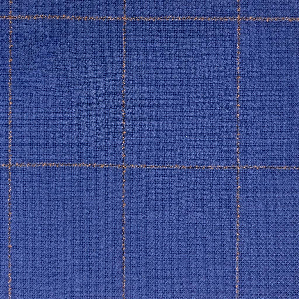 Westwood Hart Online Custom Hand Tailor Suits Sportcoats Trousers Waistcoats Overcoats Made To Measure Formalwear Tuxedo Denim Blue Glen Plaid With Comfort Stretch