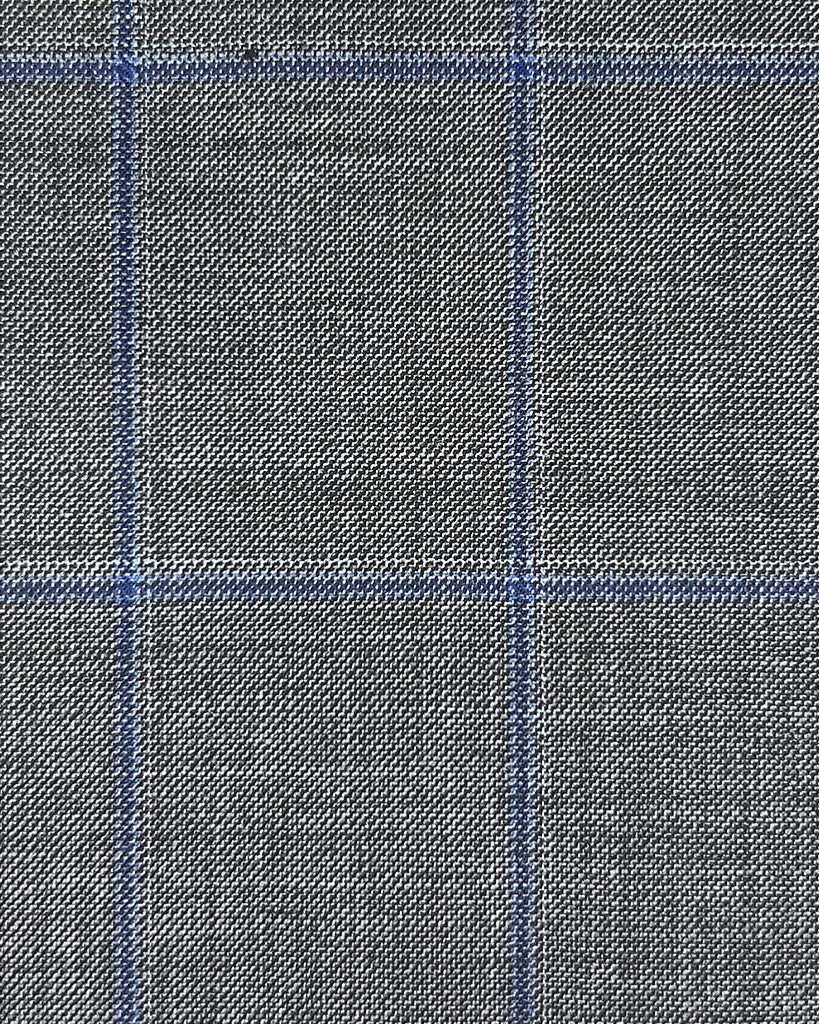Westwood Hart Online Custom Hand Tailor Suits Sportcoats Trousers Waistcoats Overcoats Made To Measure Formalwear Tuxedo Charcoal Grey Windowpane With Comfort Stretch