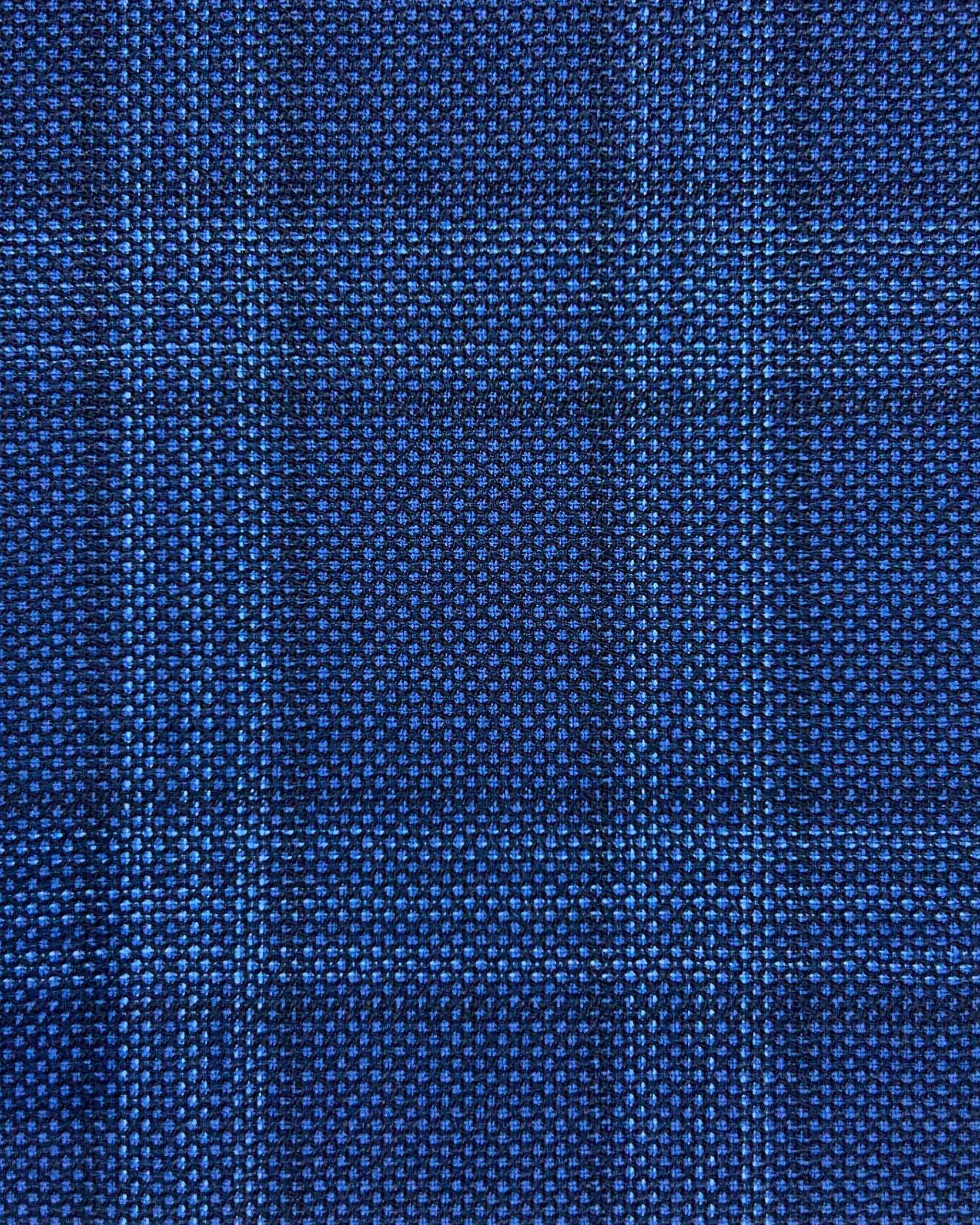 Westwood Hart Online Custom Hand Tailor Suits Sportcoats Trousers Waistcoats Overcoats Made To Measure Formalwear Tuxedo Azure Blue Fine Watch Plaid With Comfort Stretch
