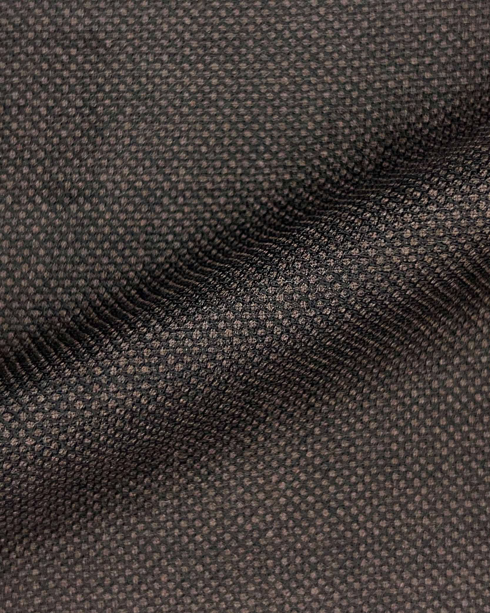 Westwood Hart Online Custom Hand Tailor Suits Sportcoats Trousers Waistcoats Overcoats Made To Measure Formalwear Tuxedo Chocolate Brown Birdseye With Comfort Stretch