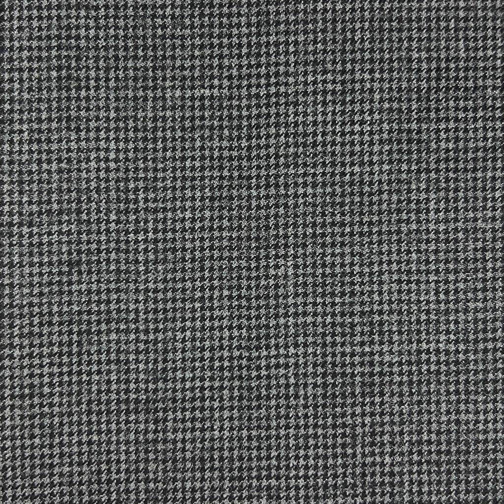 Westwood Hart Online Custom Hand Tailor Suits Sportcoats Trousers Waistcoats Overcoats Made To Measure Formalwear Tuxedo Charcoal Grey Houndstooth Flannel With Comfort Stretch