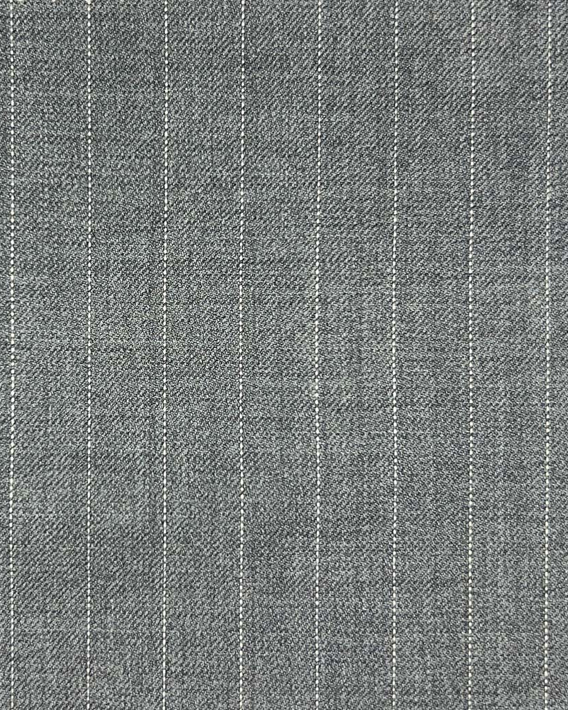 Westwood Hart Online Custom Hand Tailor Suits Sportcoats Trousers Waistcoats Overcoats Made To Measure Formalwear Tuxedo Light Grey Pinstripe With Comfort Stretch