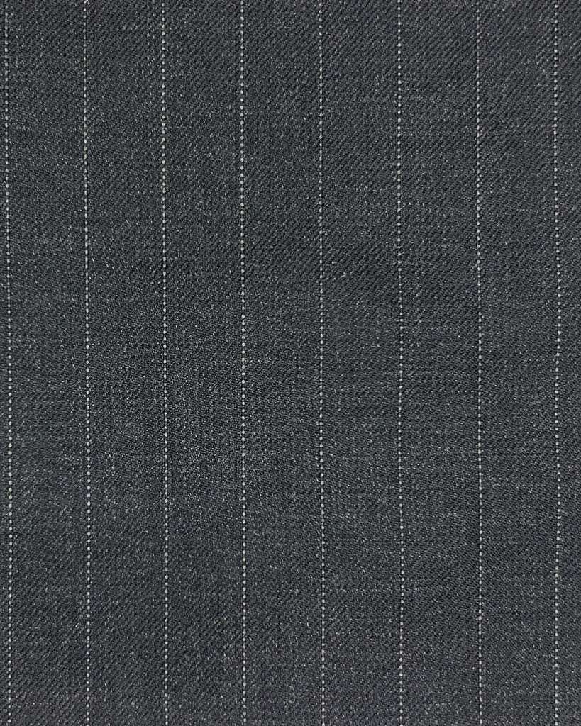 Westwood Hart Online Custom Hand Tailor Suits Sportcoats Trousers Waistcoats Overcoats Made To Measure Formalwear Tuxedo Dark Grey Pinstripe With Comfort Stretch