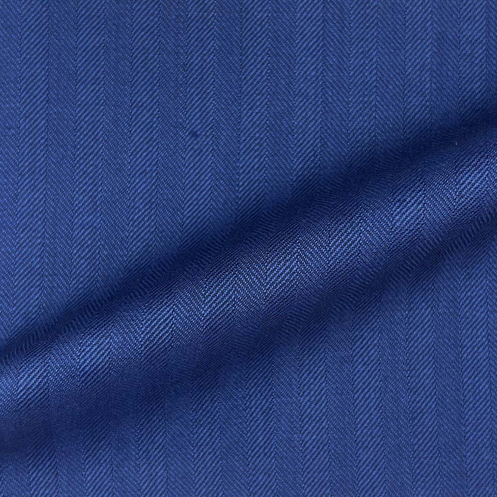 Westwood Hart Online Custom Hand Tailor Suits Sportcoats Trousers Waistcoats Overcoats Made To Measure Formalwear Tuxedo Royal Blue Herringbone With Comfort Stretch