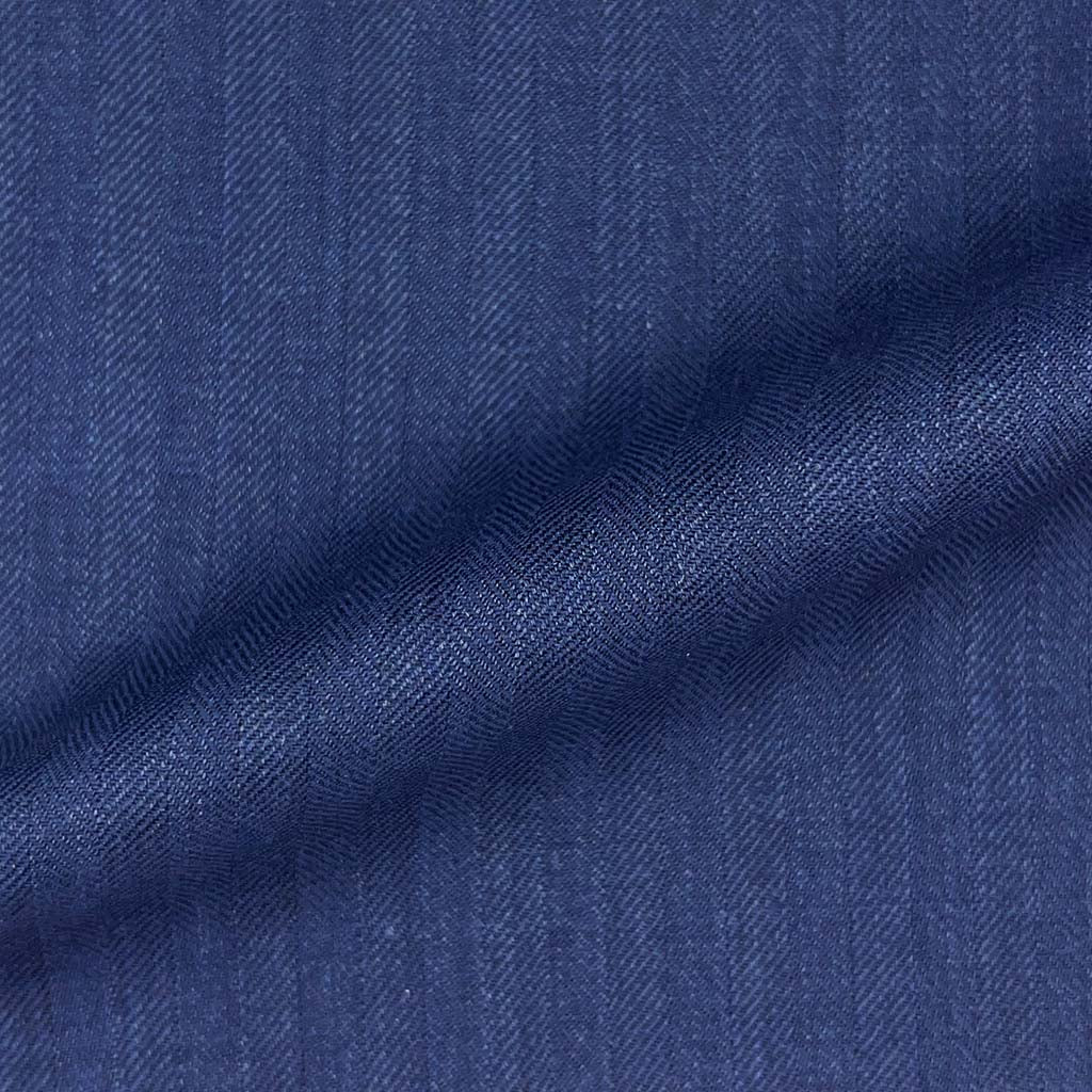 Westwood Hart Online Custom Hand Tailor Suits Sportcoats Trousers Waistcoats Overcoats Made To Measure Formalwear Tuxedo Azure Blue Herringbone With Comfort Stretch