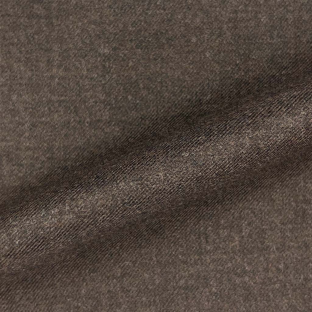 Westwood Hart Online Custom Hand Tailor Suits Sportcoats Trousers Waistcoats Overcoats Made To Measure Formalwear Tuxedo Brown Plain Weave Flannel With Comfort Stretch