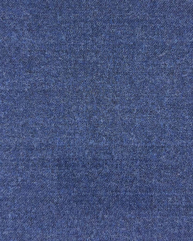 Westwood Hart Online Custom Hand Tailor Suits Sportcoats Trousers Waistcoats Overcoats Made To Measure Formalwear Tuxedo Aegean Blue Plain Weave Flannel With Comfort Stretch