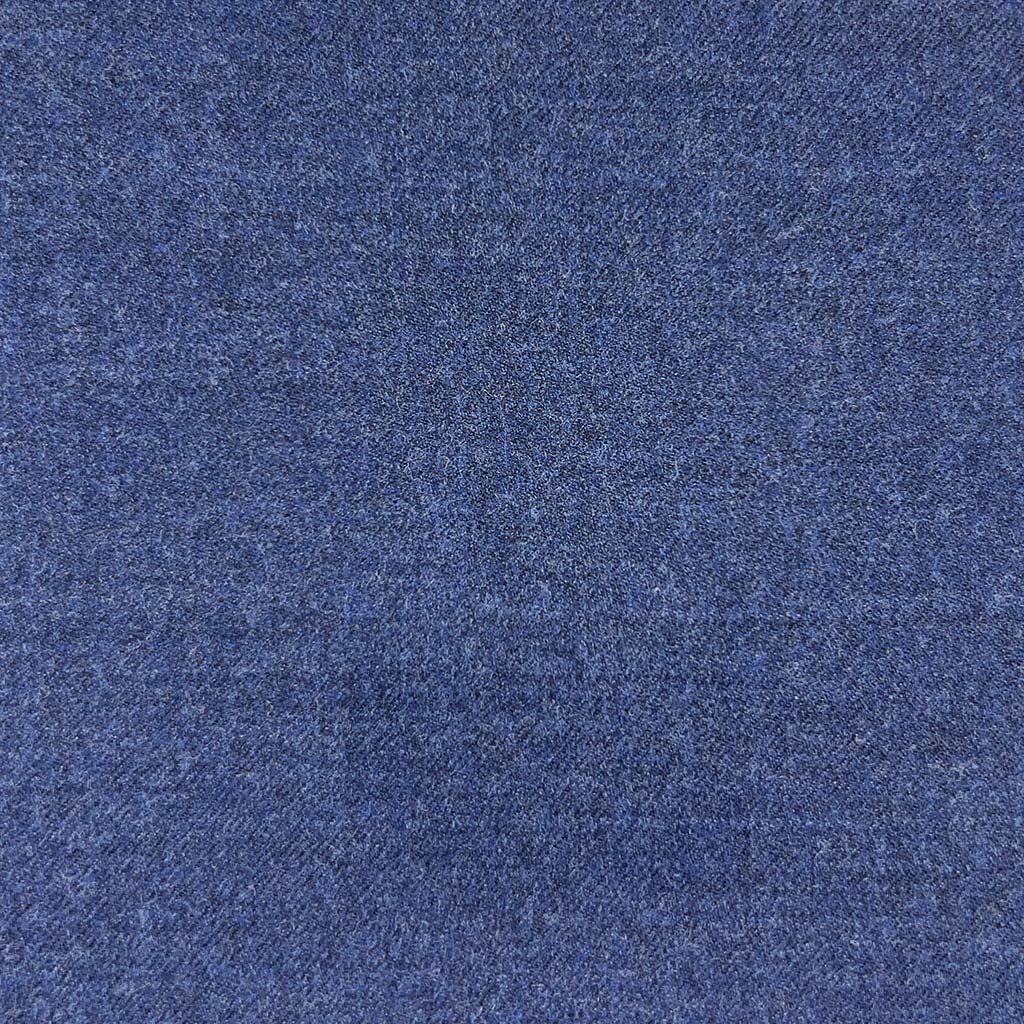 Westwood Hart Online Custom Hand Tailor Suits Sportcoats Trousers Waistcoats Overcoats Made To Measure Formalwear Tuxedo Aegean Blue Plain Weave Flannel With Comfort Stretch