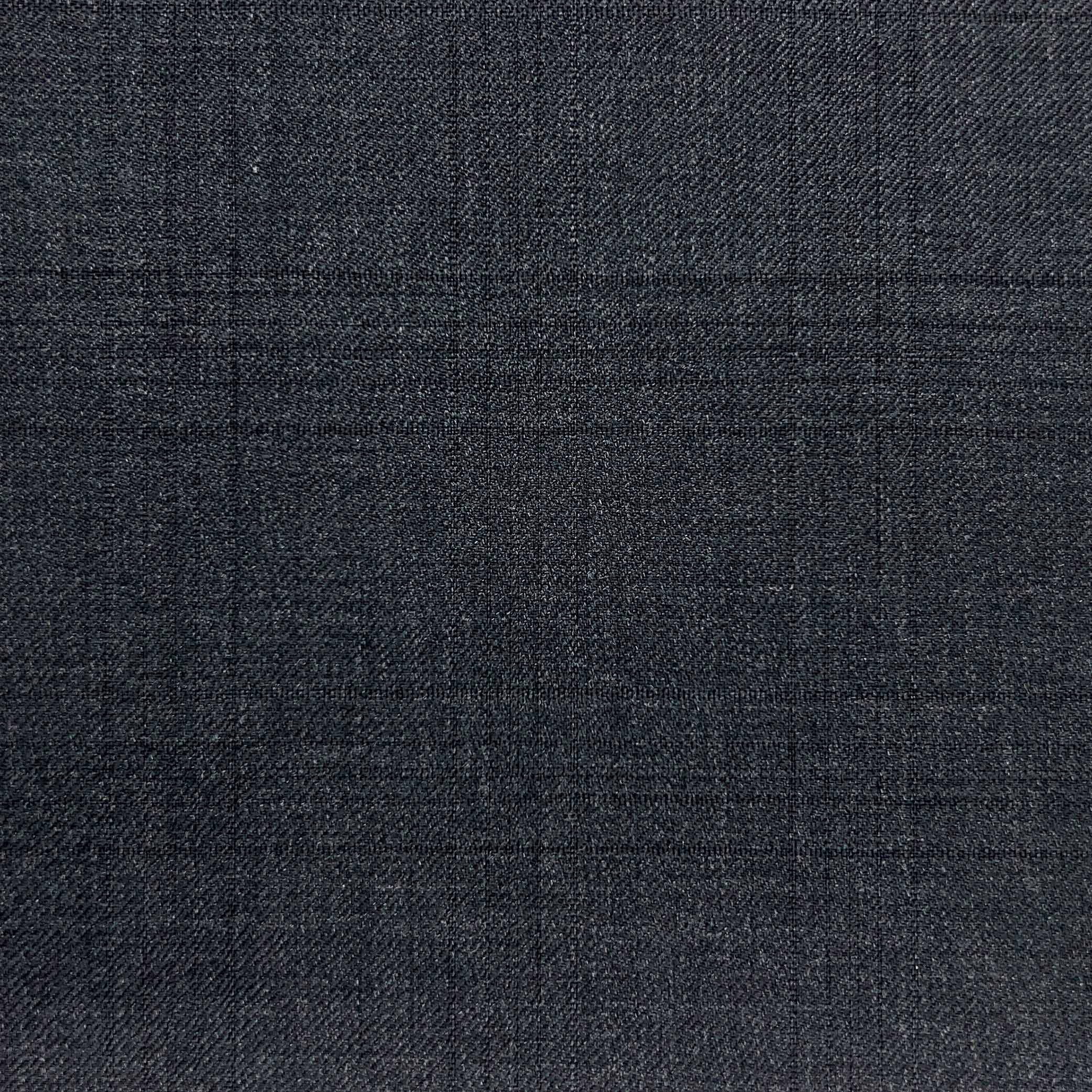 Westwood Hart Online Custom Hand Tailor Suits Sportcoats Trousers Waistcoats Overcoats Made To Measure Formalwear Tuxedo Dark Grey Self Watch Plaid With Comfort Stretch