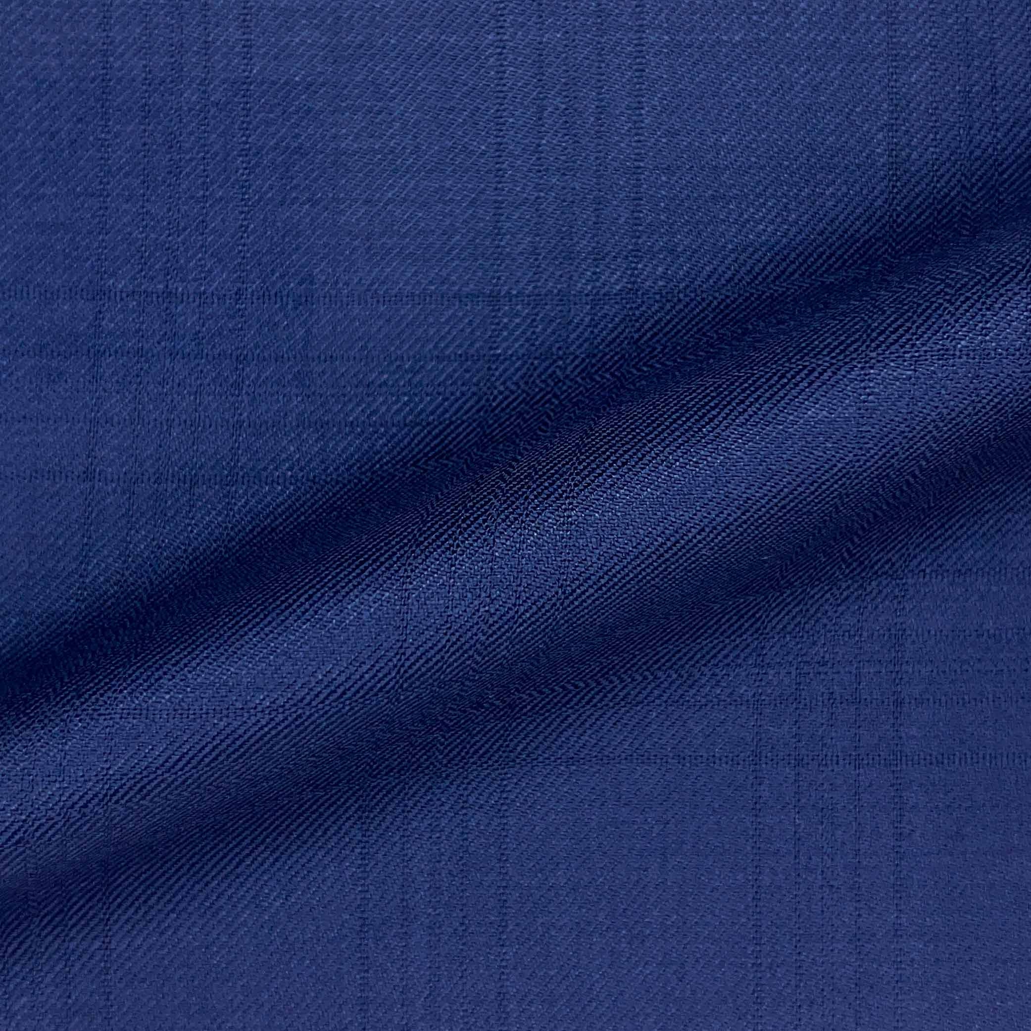 Westwood Hart Online Custom Hand Tailor Suits Sportcoats Trousers Waistcoats Overcoats Made To Measure Formalwear Tuxedo Royal Blue Self Watch Plaid With Comfort Stretch