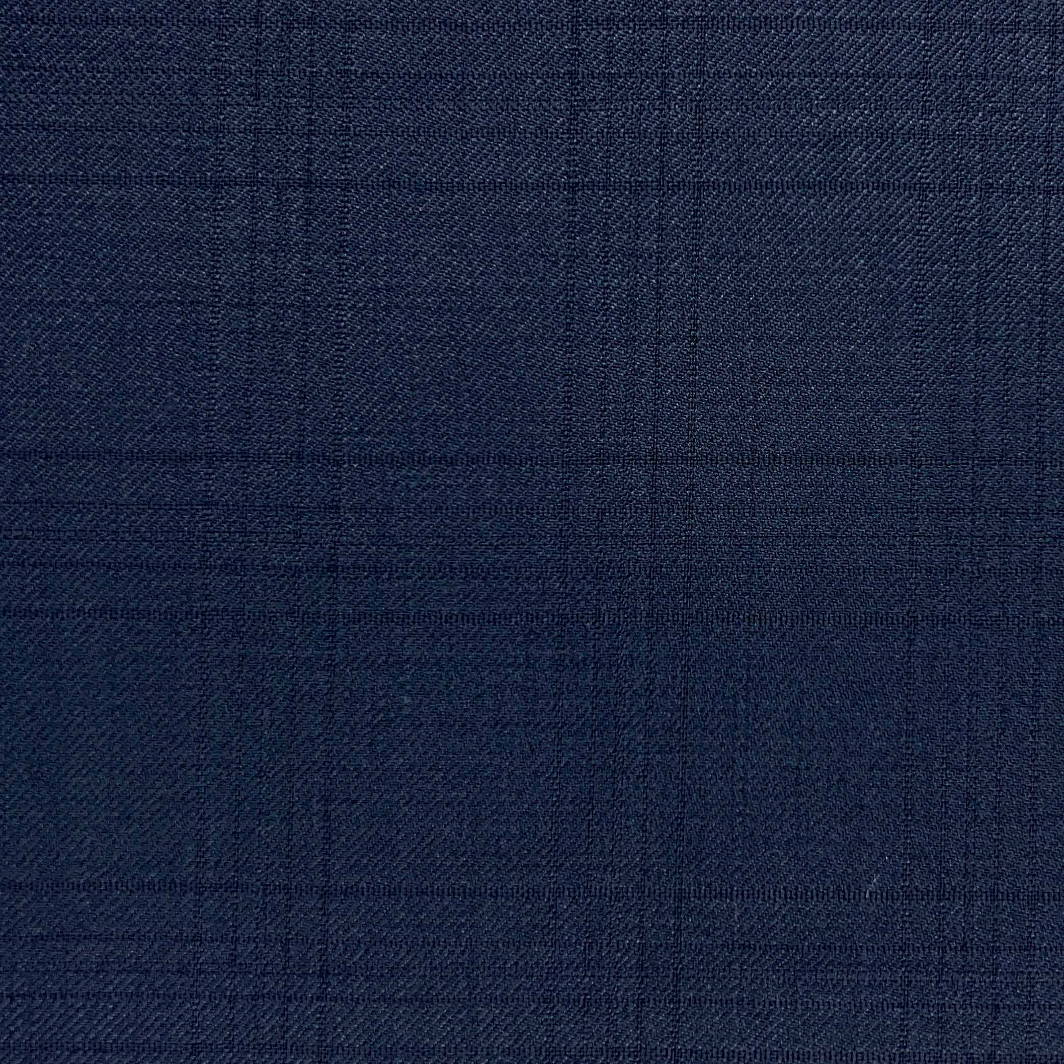 Westwood Hart Online Custom Hand Tailor Suits Sportcoats Trousers Waistcoats Overcoats Made To Measure Formalwear Tuxedo Dark Navy Self Watch Plaid With Comfort Stretch