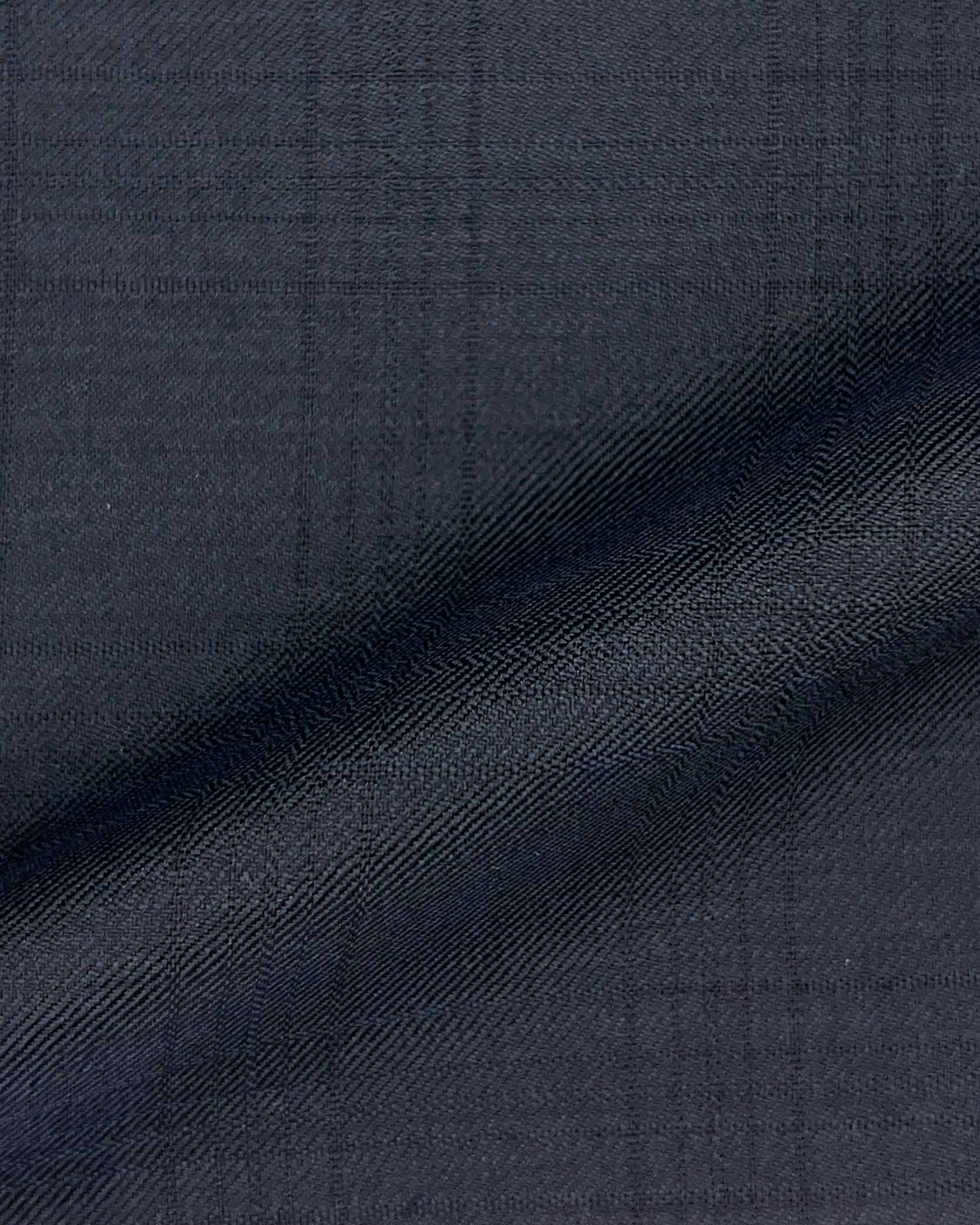 Westwood Hart Online Custom Hand Tailor Suits Sportcoats Trousers Waistcoats Overcoats Made To Measure Formalwear Tuxedo Midnight Blue Self Watch Plaid With Comfort Stretch