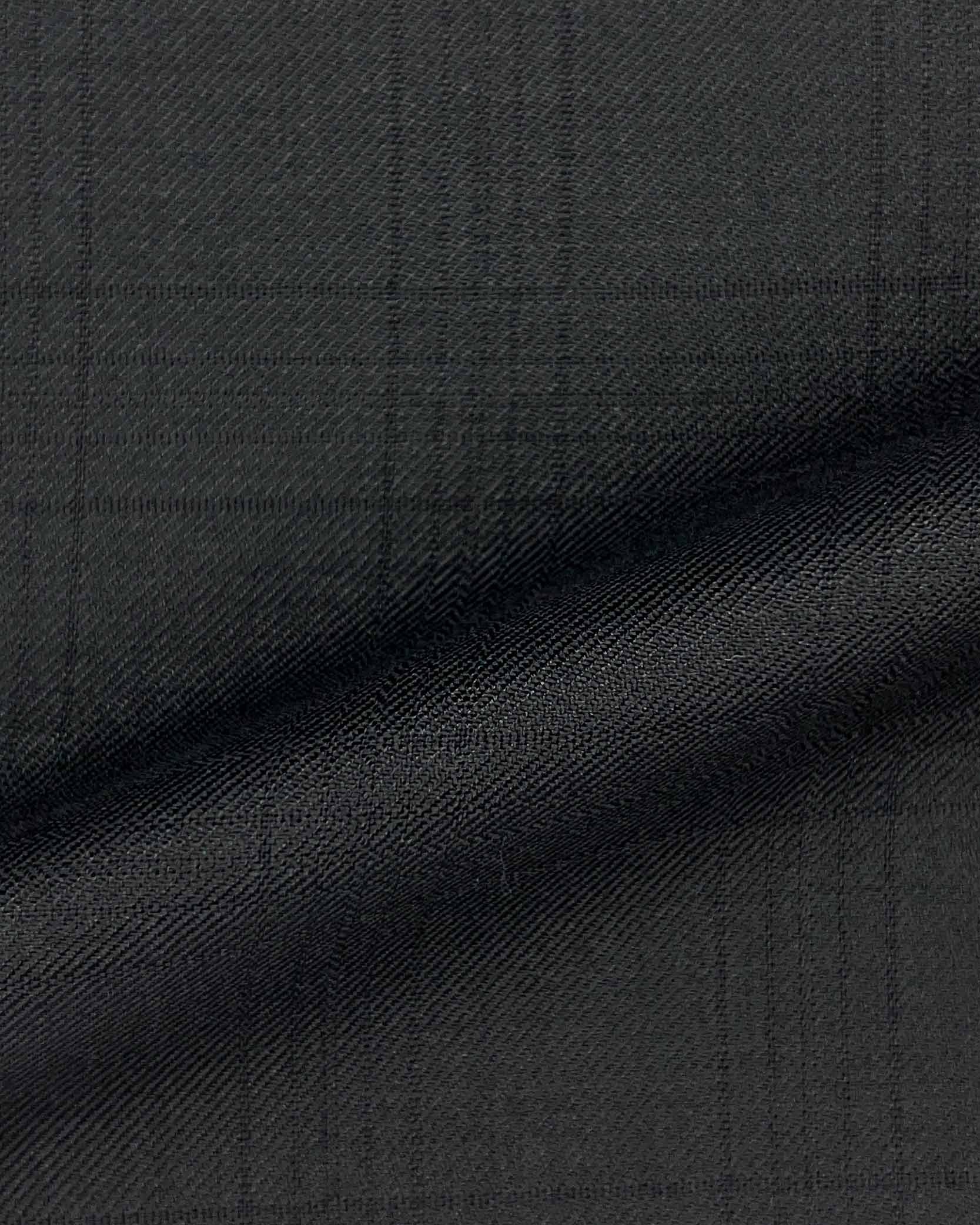 Westwood Hart Online Custom Hand Tailor Suits Sportcoats Trousers Waistcoats Overcoats Made To Measure Formalwear Tuxedo Black Self Watch Plaid With Comfort Stretch