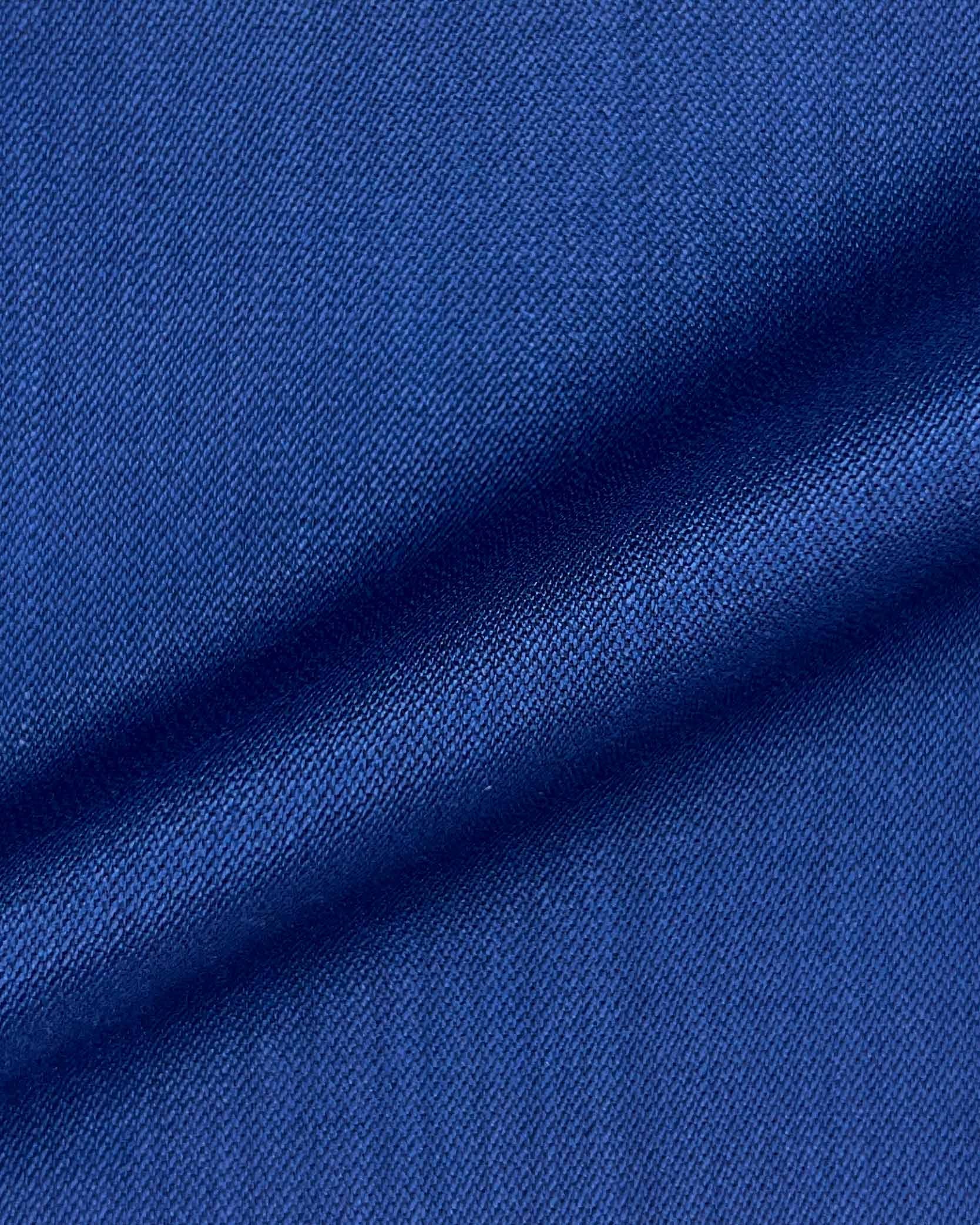 Westwood Hart Online Custom Hand Tailor Suits Sportcoats Trousers Waistcoats Overcoats Made To Measure Formalwear Tuxedo Sapphire Blue Plain Weave With Comfort Stretch