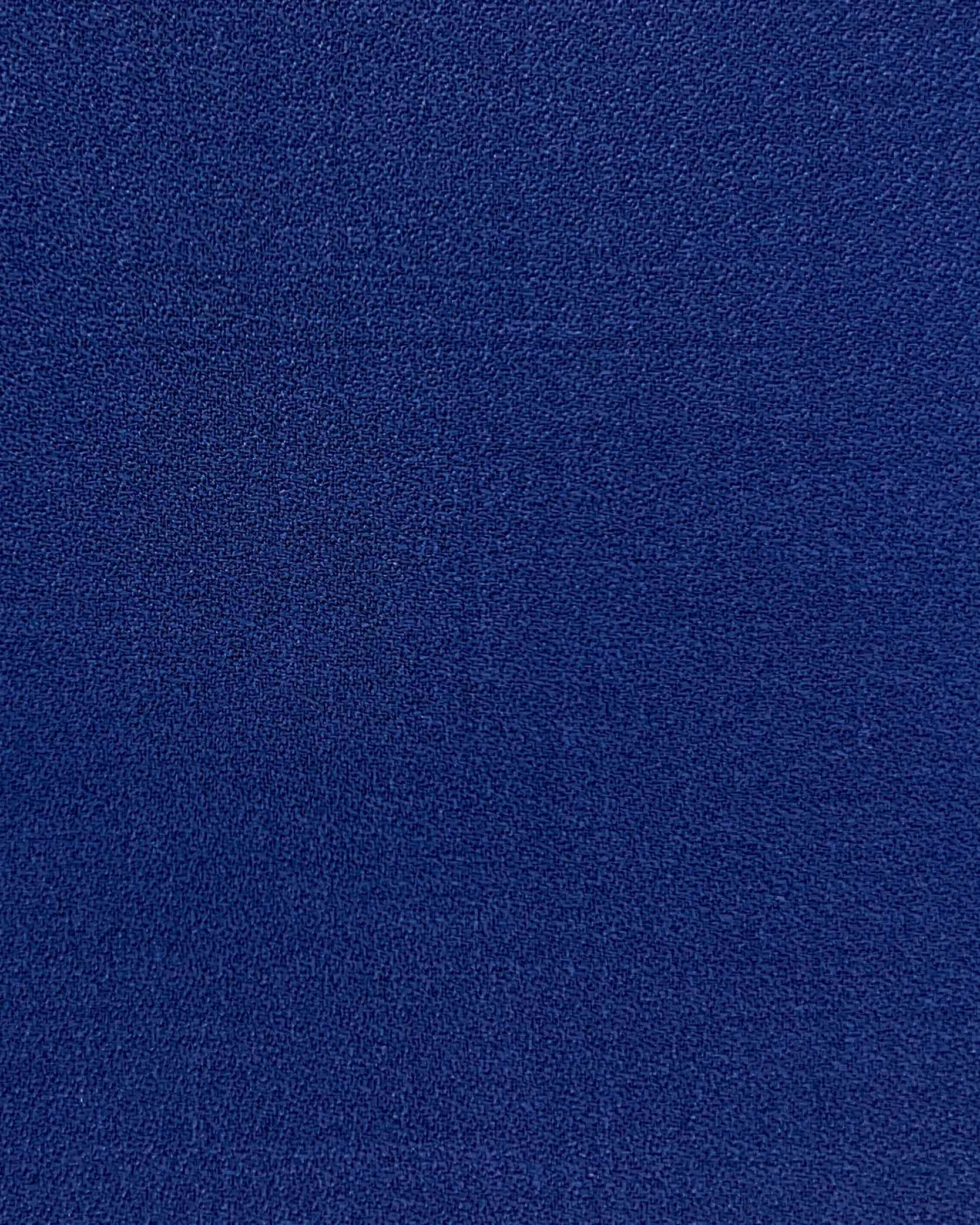 Westwood Hart Online Custom Hand Tailor Suits Sportcoats Trousers Waistcoats Overcoats Made To Measure Formalwear Tuxedo Royal Blue Plain Weave Crepe Finish With Comfort Stretch