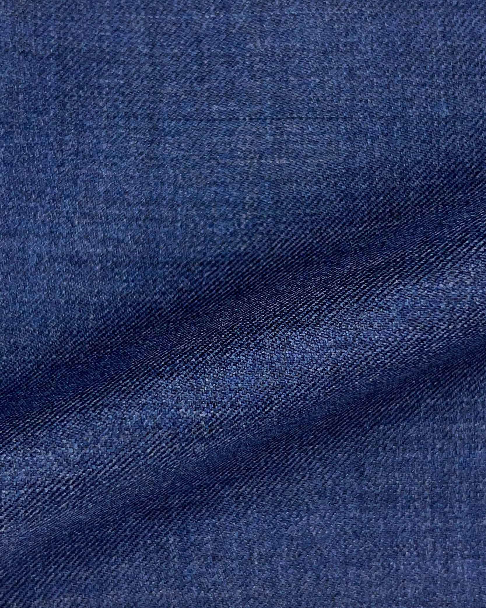 Westwood Hart Online Custom Hand Tailor Suits Sportcoats Trousers Waistcoats Overcoats Made To Measure Formalwear Tuxedo Slate Blue Plain Weave With Comfort Stretch