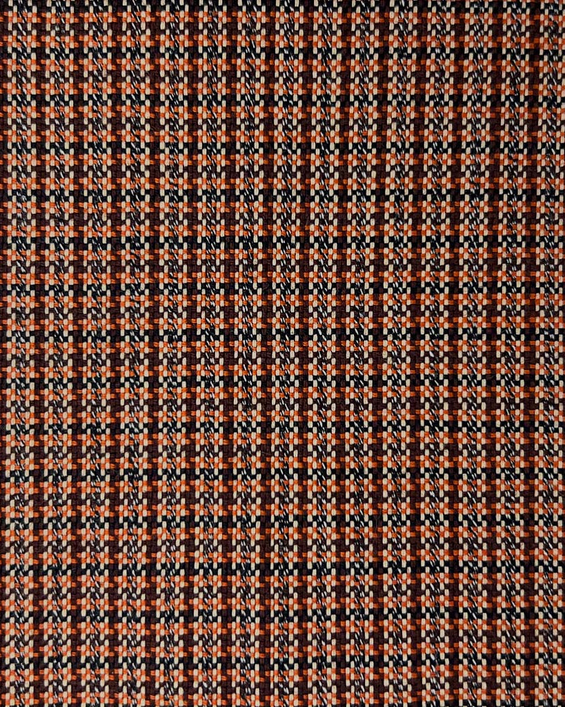 Westwood Hart Online Custom Hand Tailor Suits Sportcoats Trousers Waistcoats Overcoats Burnt Orange Micro Self Design