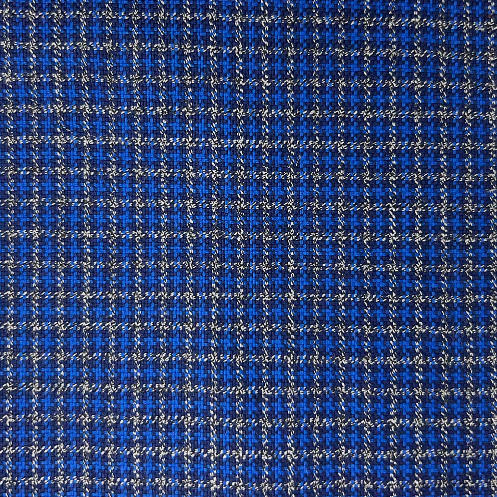 Westwood Hart Online Custom Hand Tailor Suits Sportcoats Trousers Waistcoats Overcoats Cobalt Blue Micro Self Textured