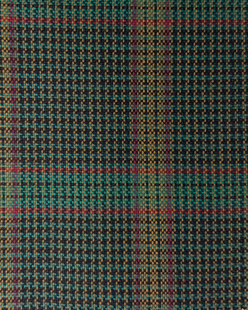 Westwood Hart Online Custom Hand Tailor Suits Sportcoats Trousers Waistcoats Overcoats Shamrock Green Houndstooth With Gold Plaid